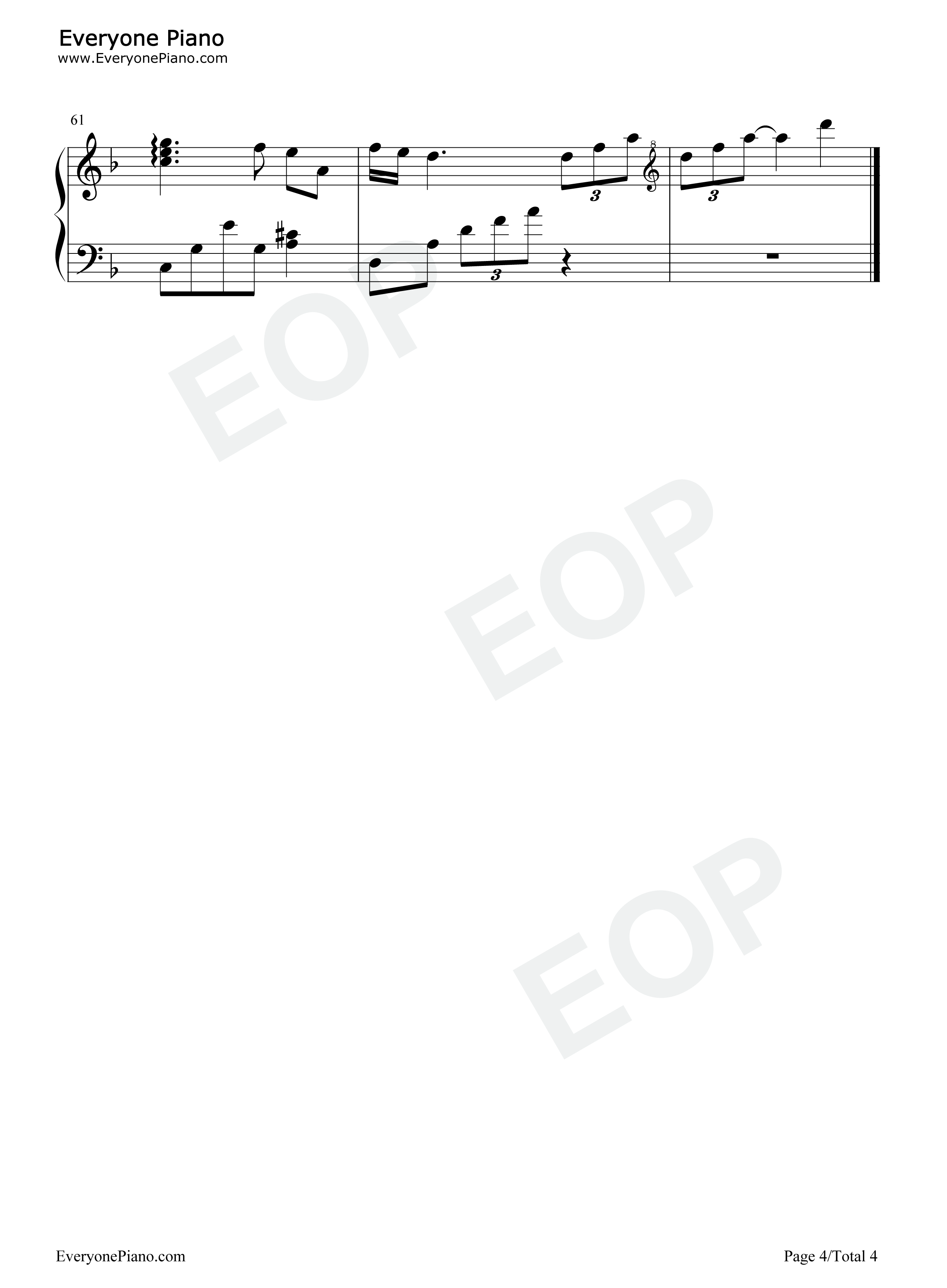 運命_(さだめ)钢琴谱_佐藤直纪