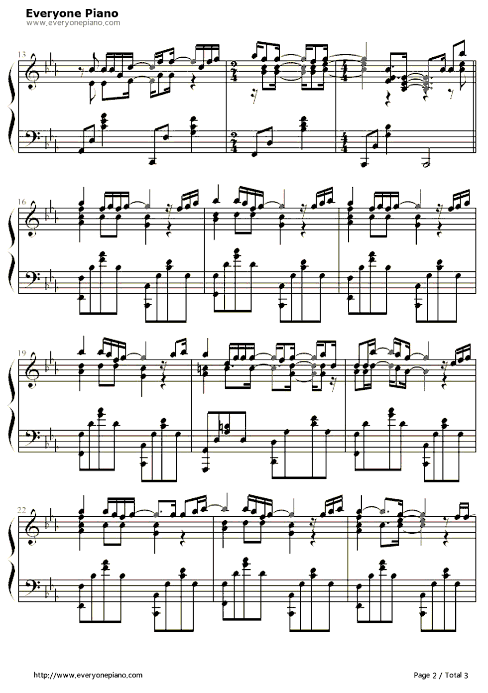 像今天一样的眼泪钢琴谱_许阁