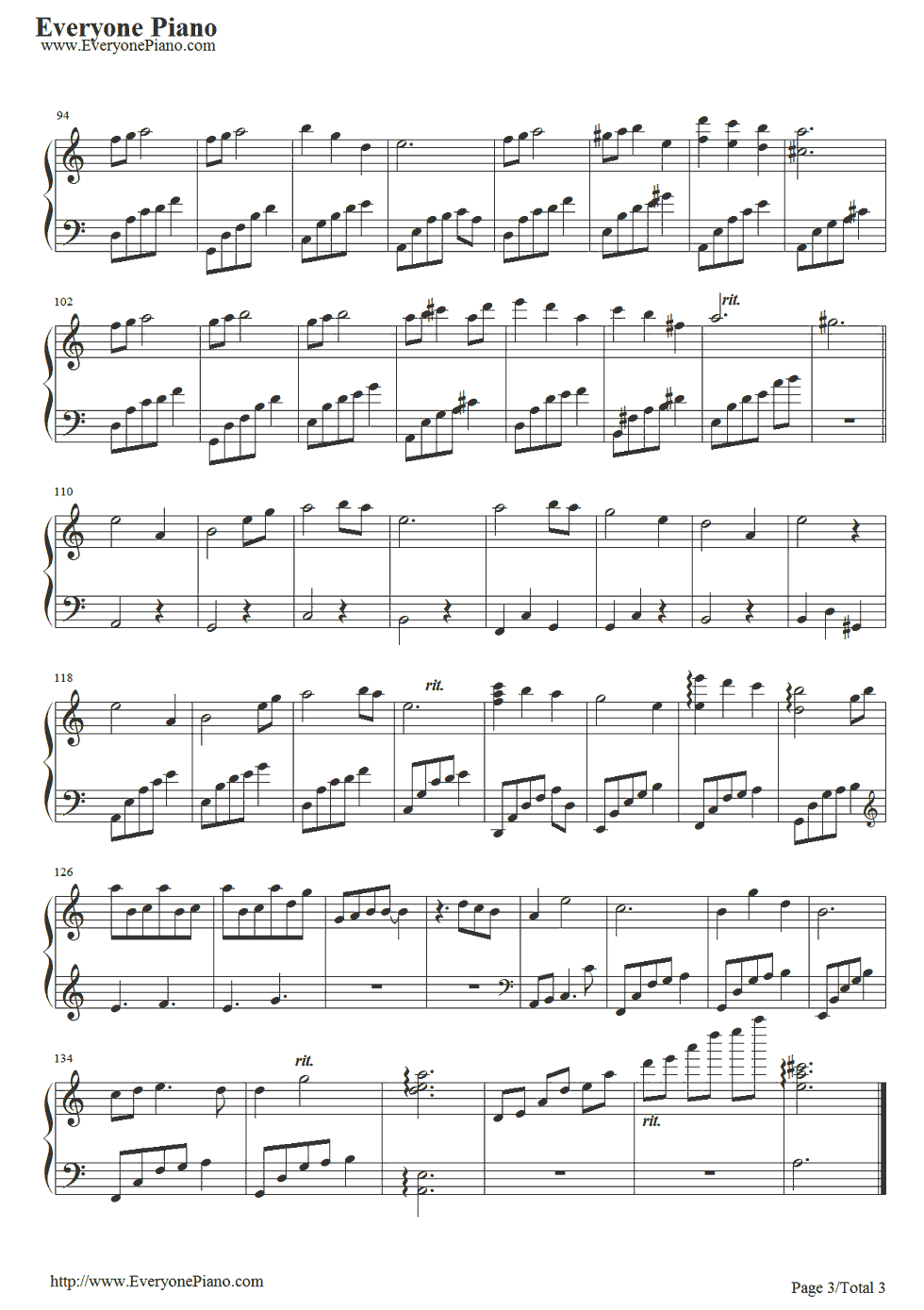 ノナの星钢琴谱_中村由利子