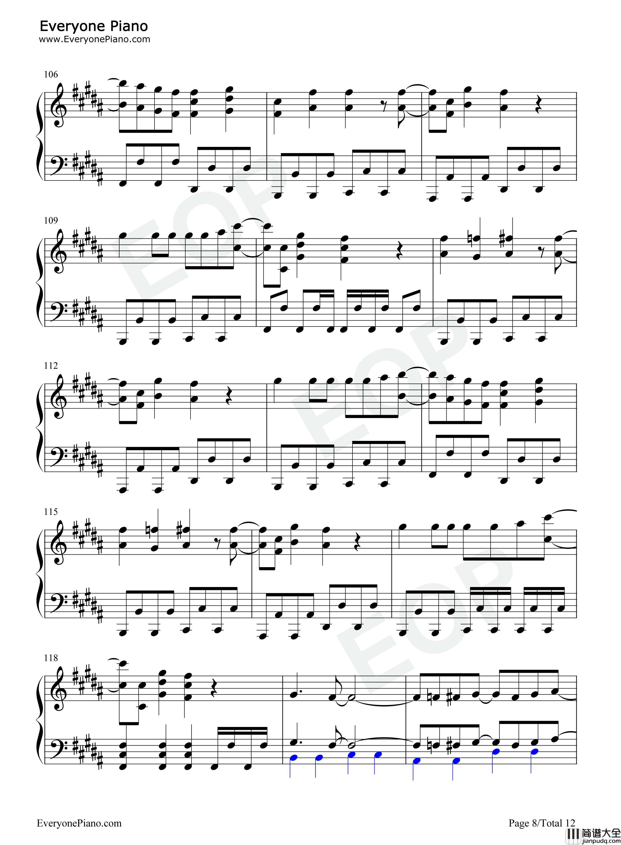 Fantastic_future钢琴谱_田村ゆかり