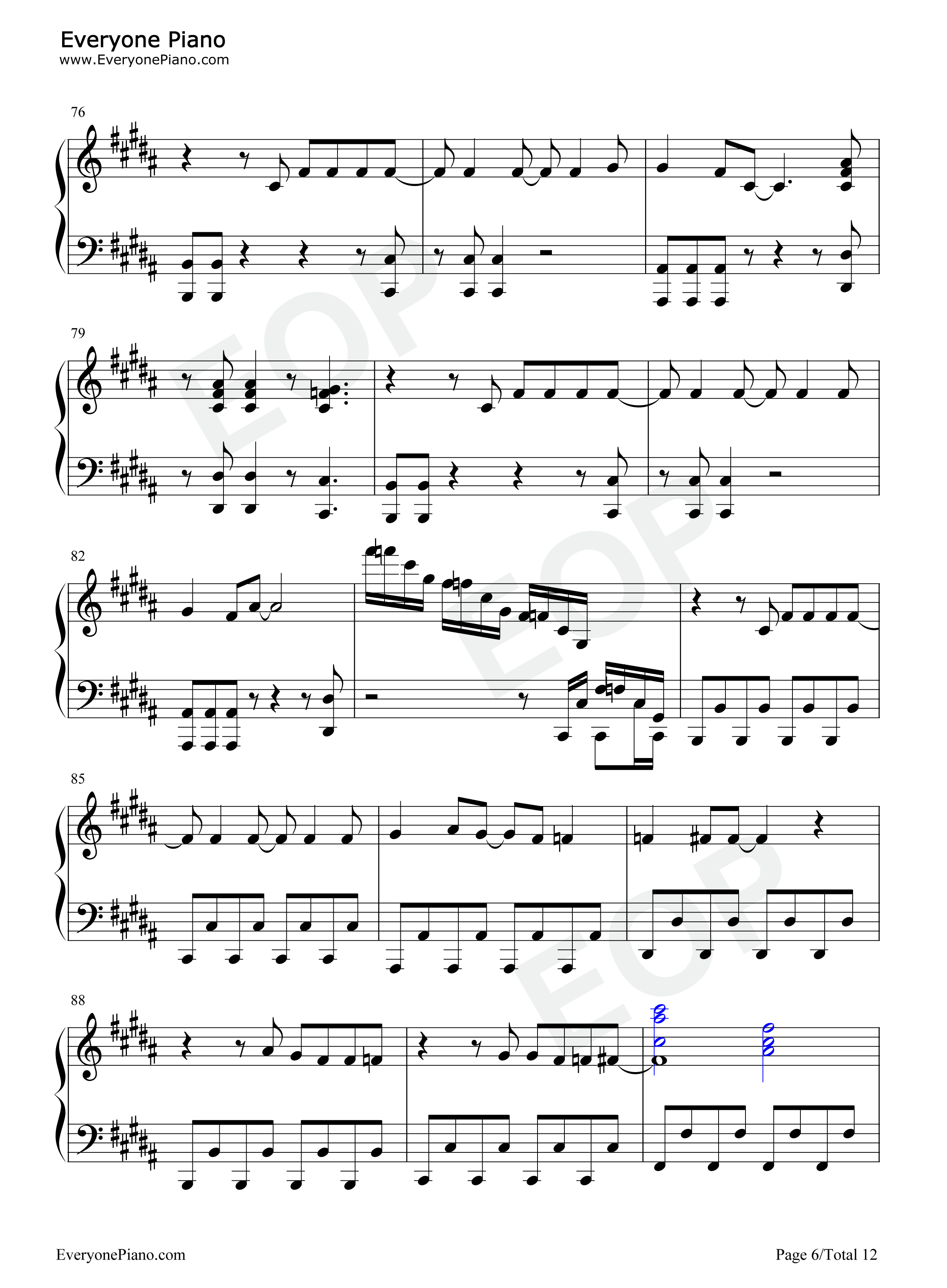 Fantastic_future钢琴谱_田村ゆかり