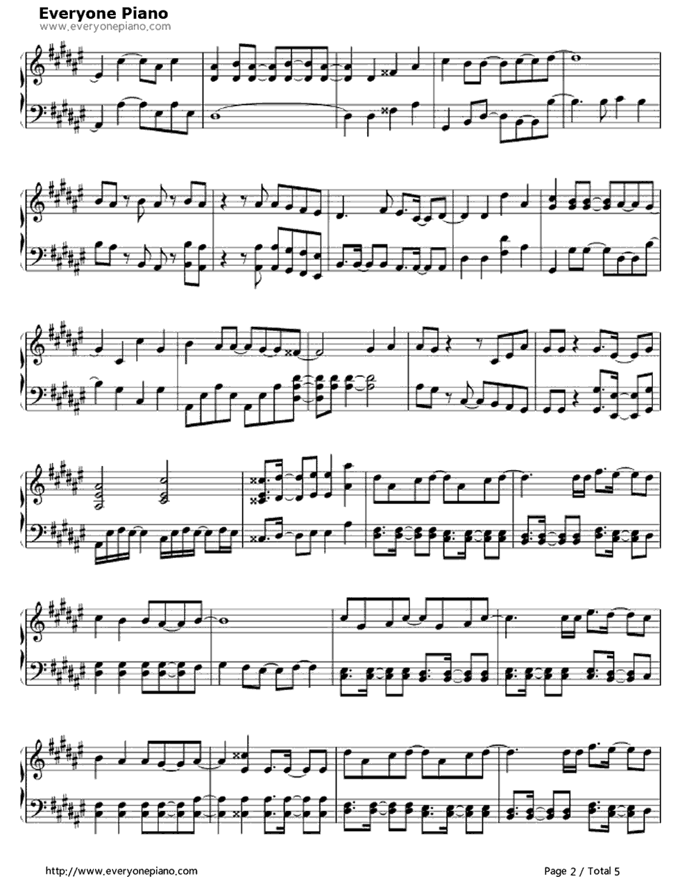 恋色センチメンタル钢琴谱_黒崎蘭丸