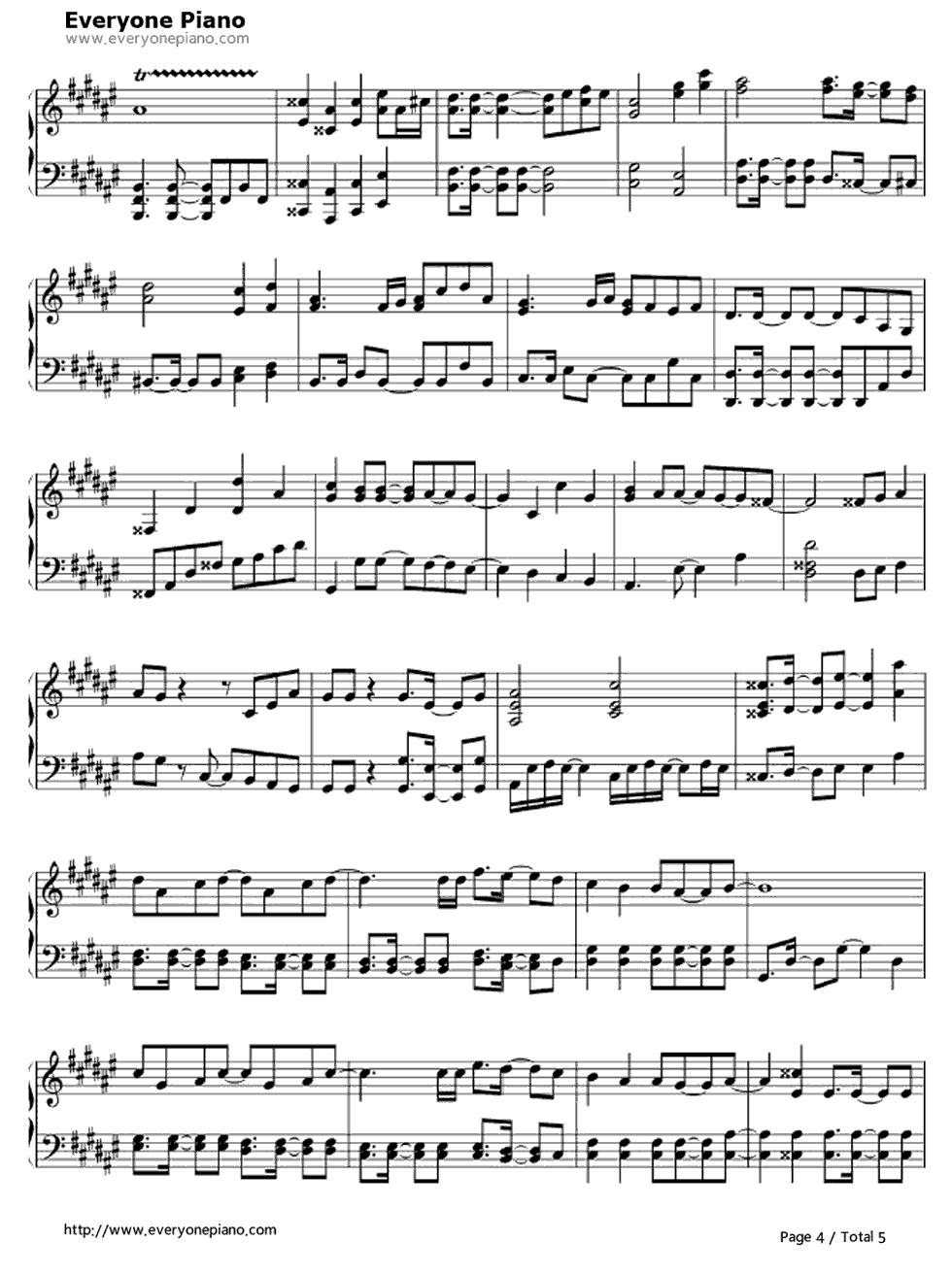 恋色センチメンタル钢琴谱_黒崎蘭丸