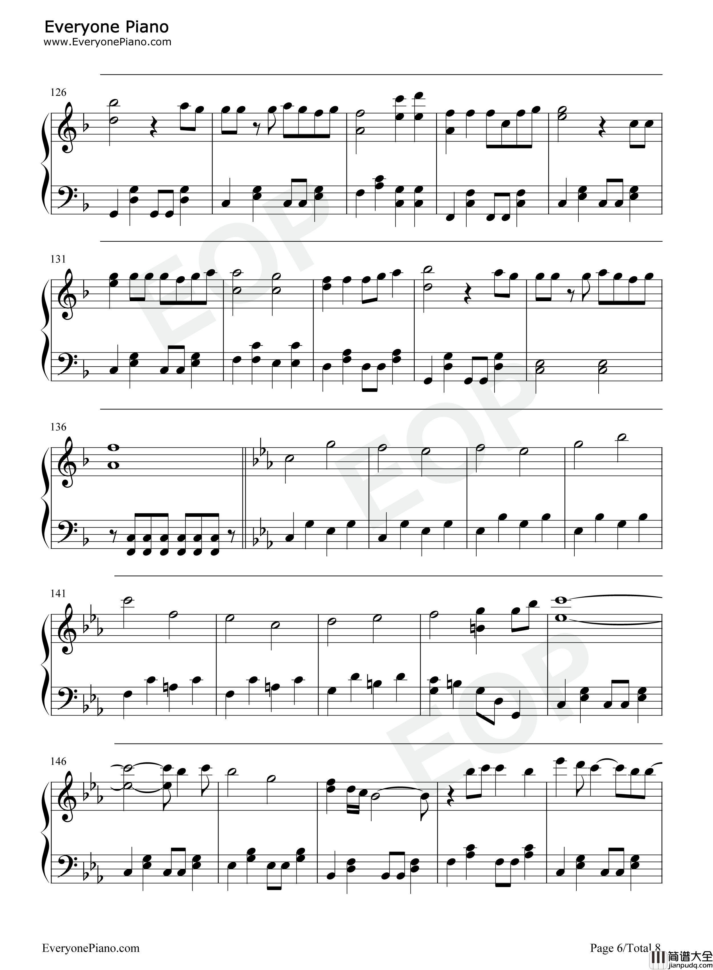 泣いてもいいんだよ钢琴谱_ももいろクローバーZ_桃色幸运草Z