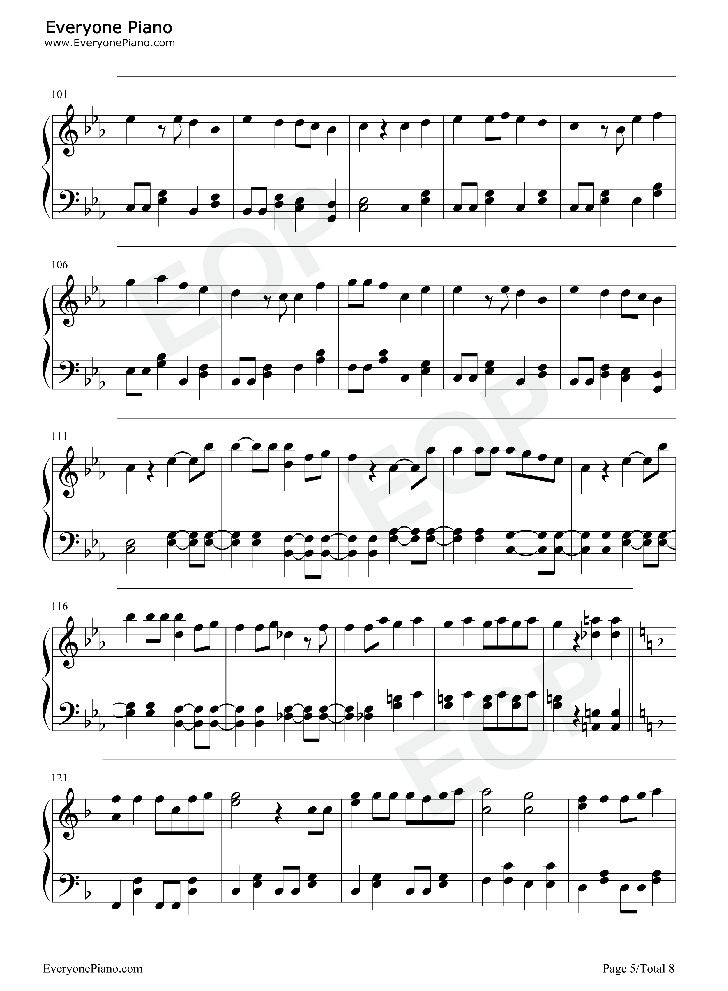 泣いてもいいんだよ钢琴谱_ももいろクローバーZ_桃色幸运草Z