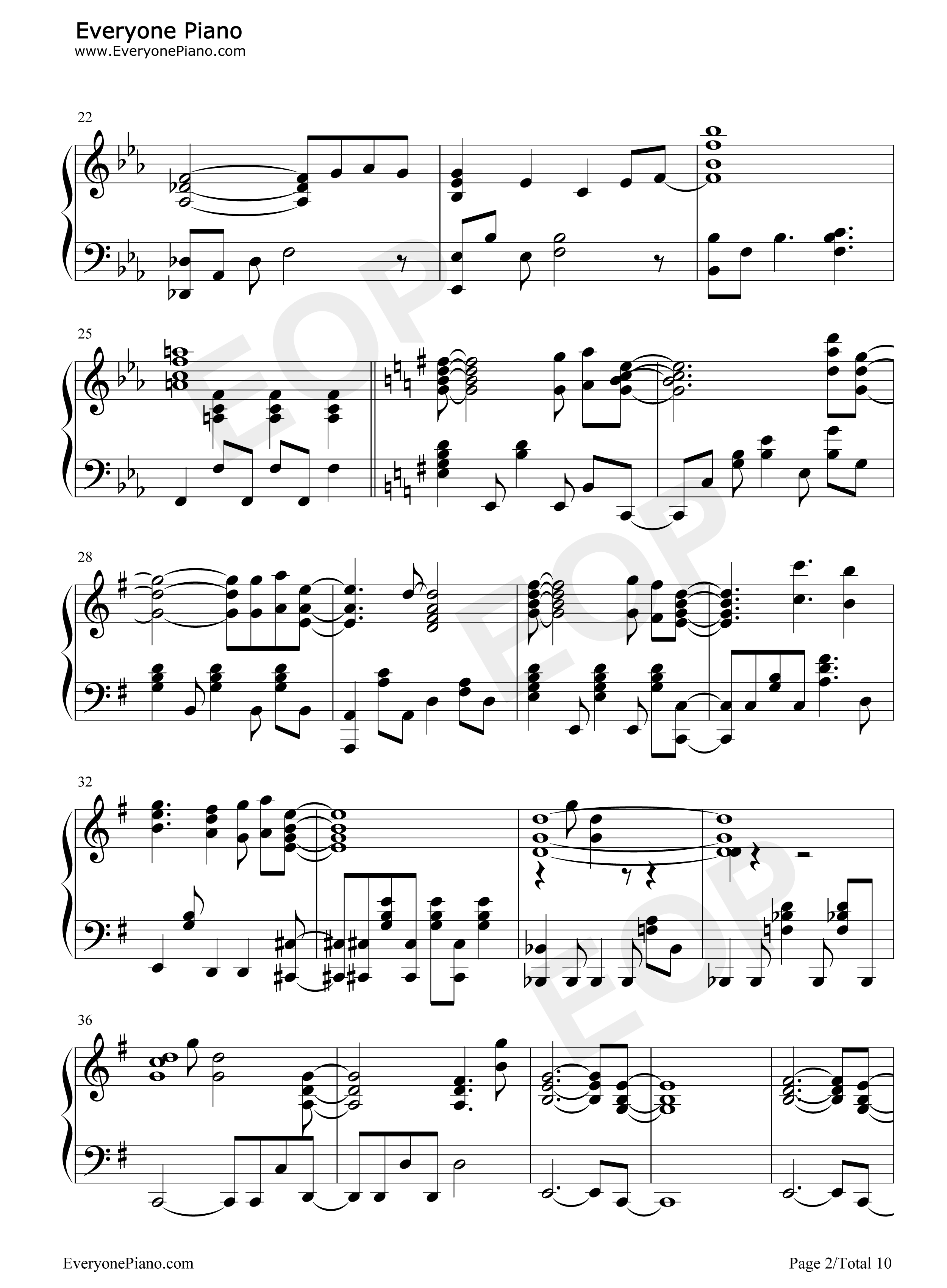 メグメル钢琴谱_riya