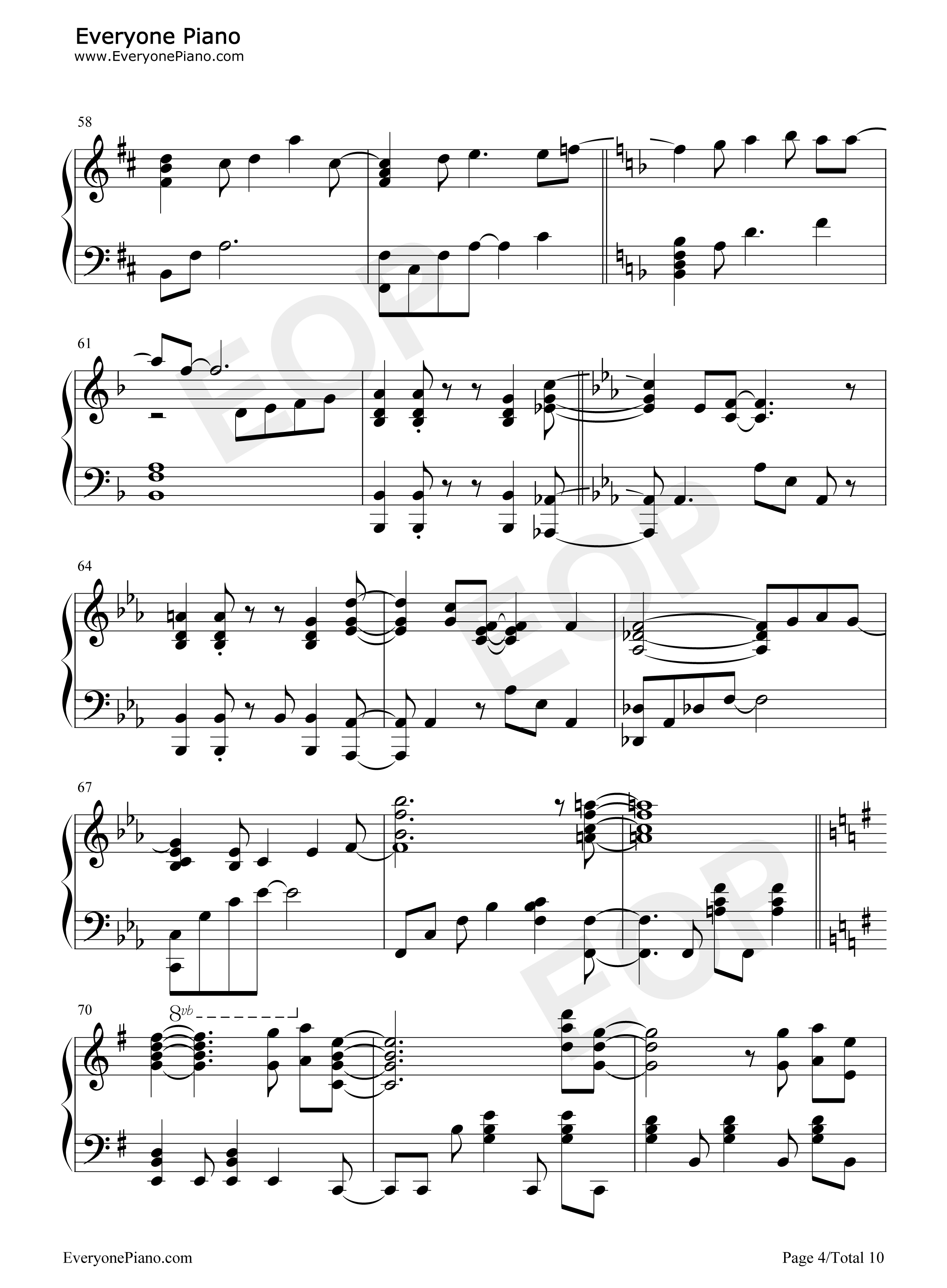 メグメル钢琴谱_riya