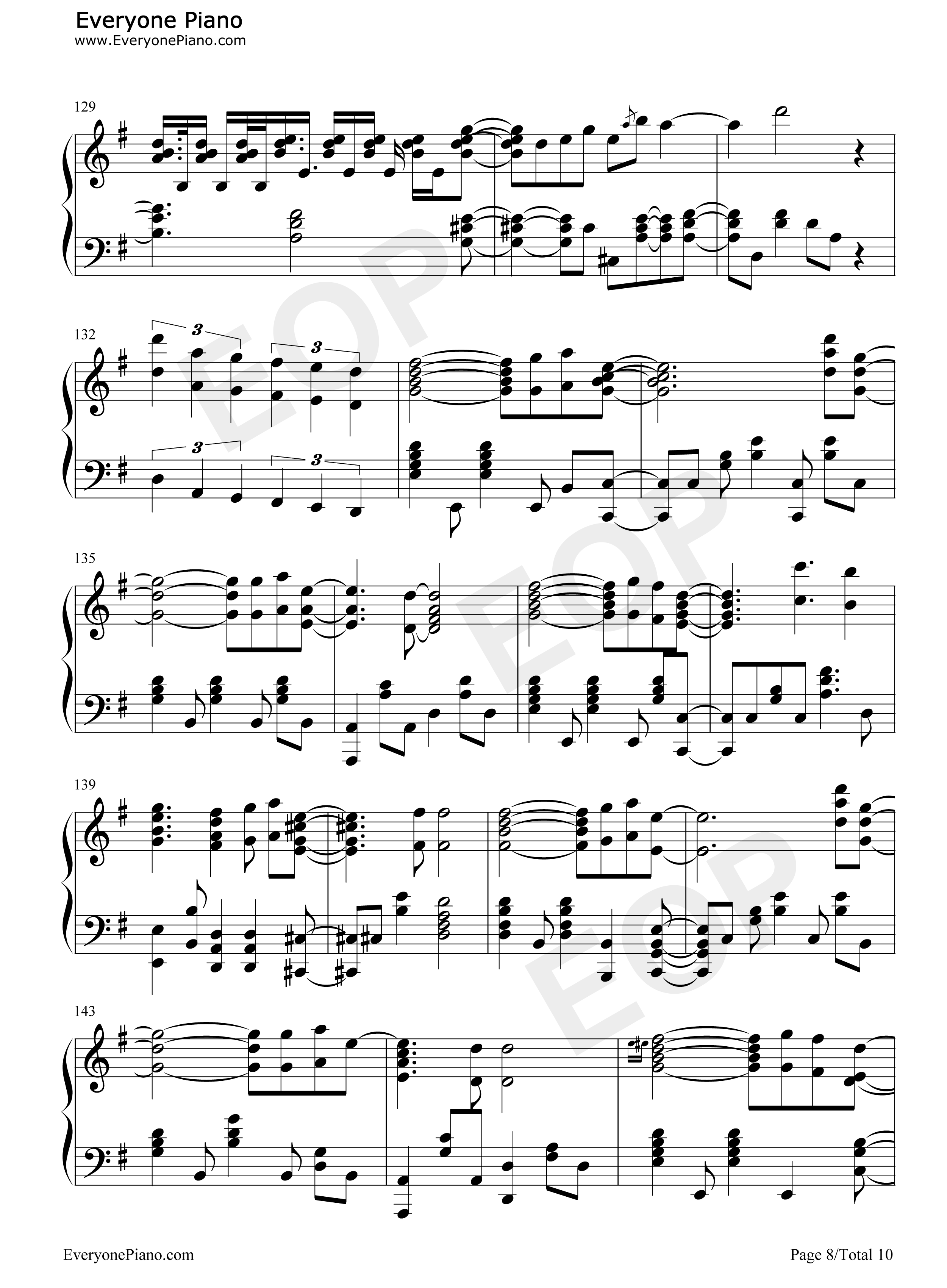 メグメル钢琴谱_riya