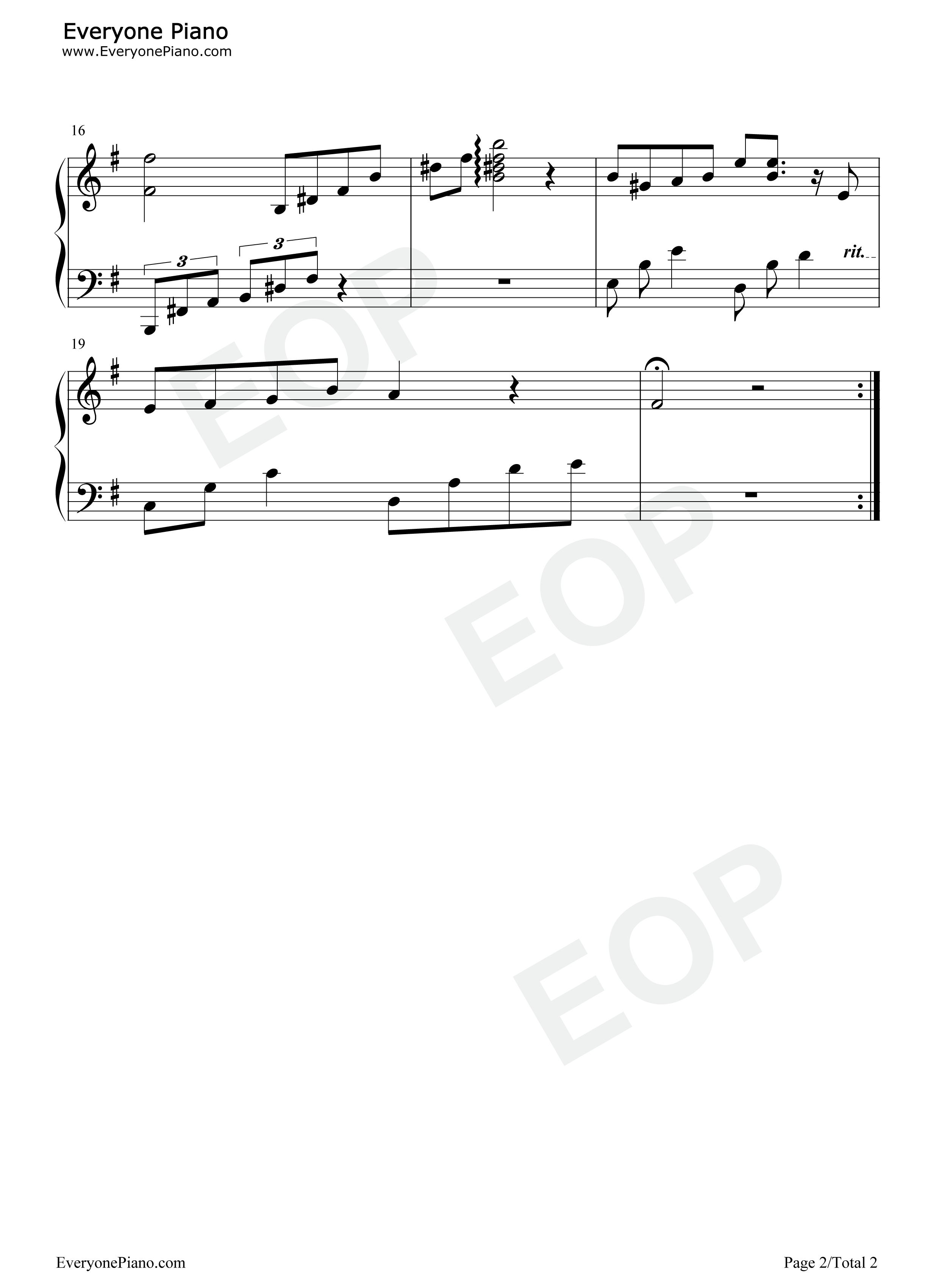 神魔之塔夜晚BGM钢琴谱_Mad_Head_Limited