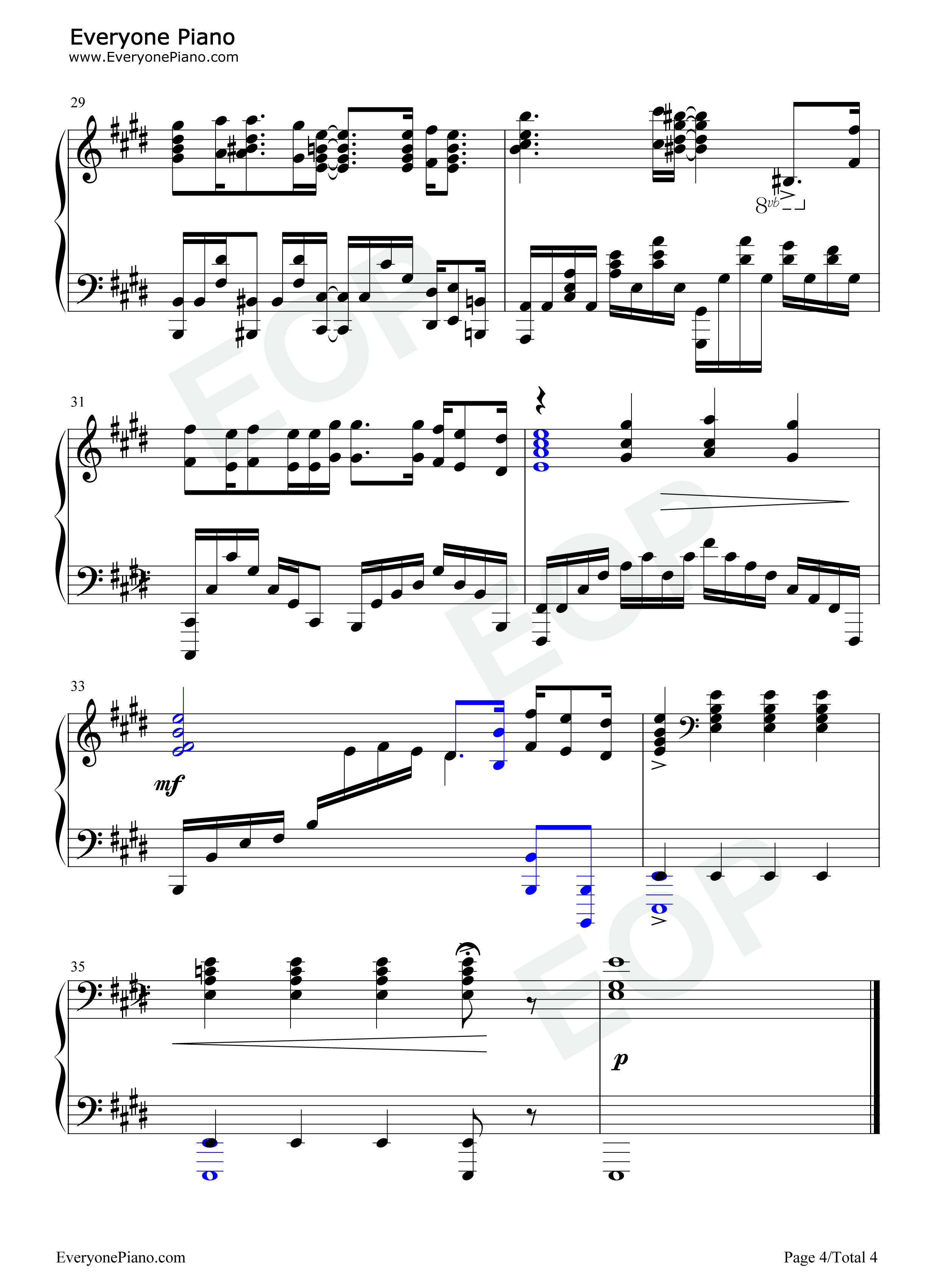 All_Alone_With_You钢琴谱_EGOIST