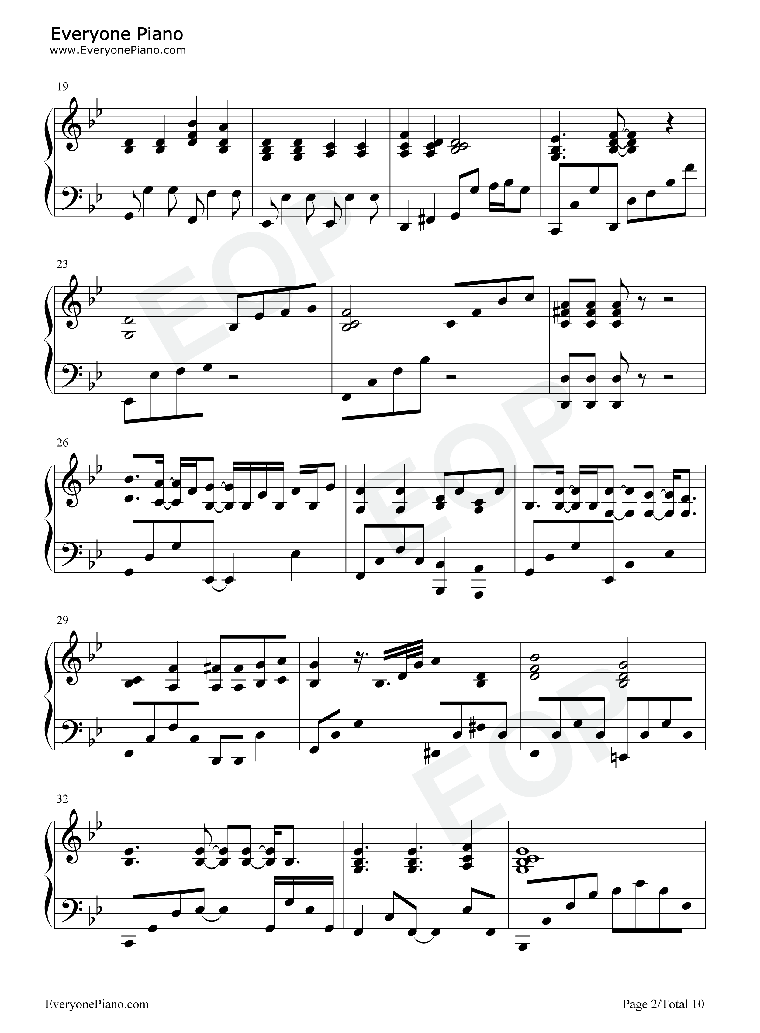 约束钢琴谱_今井麻美