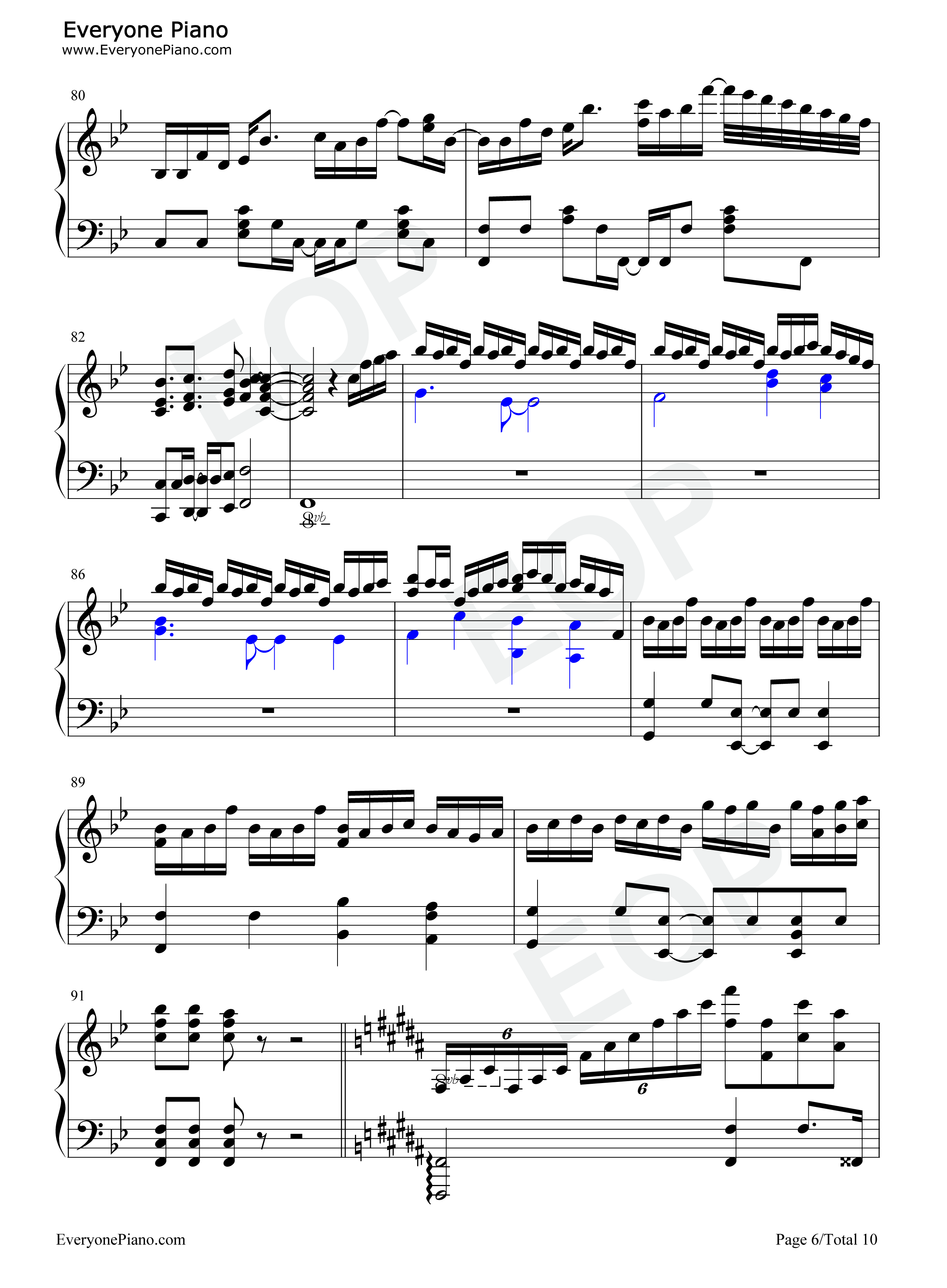 约束钢琴谱_今井麻美