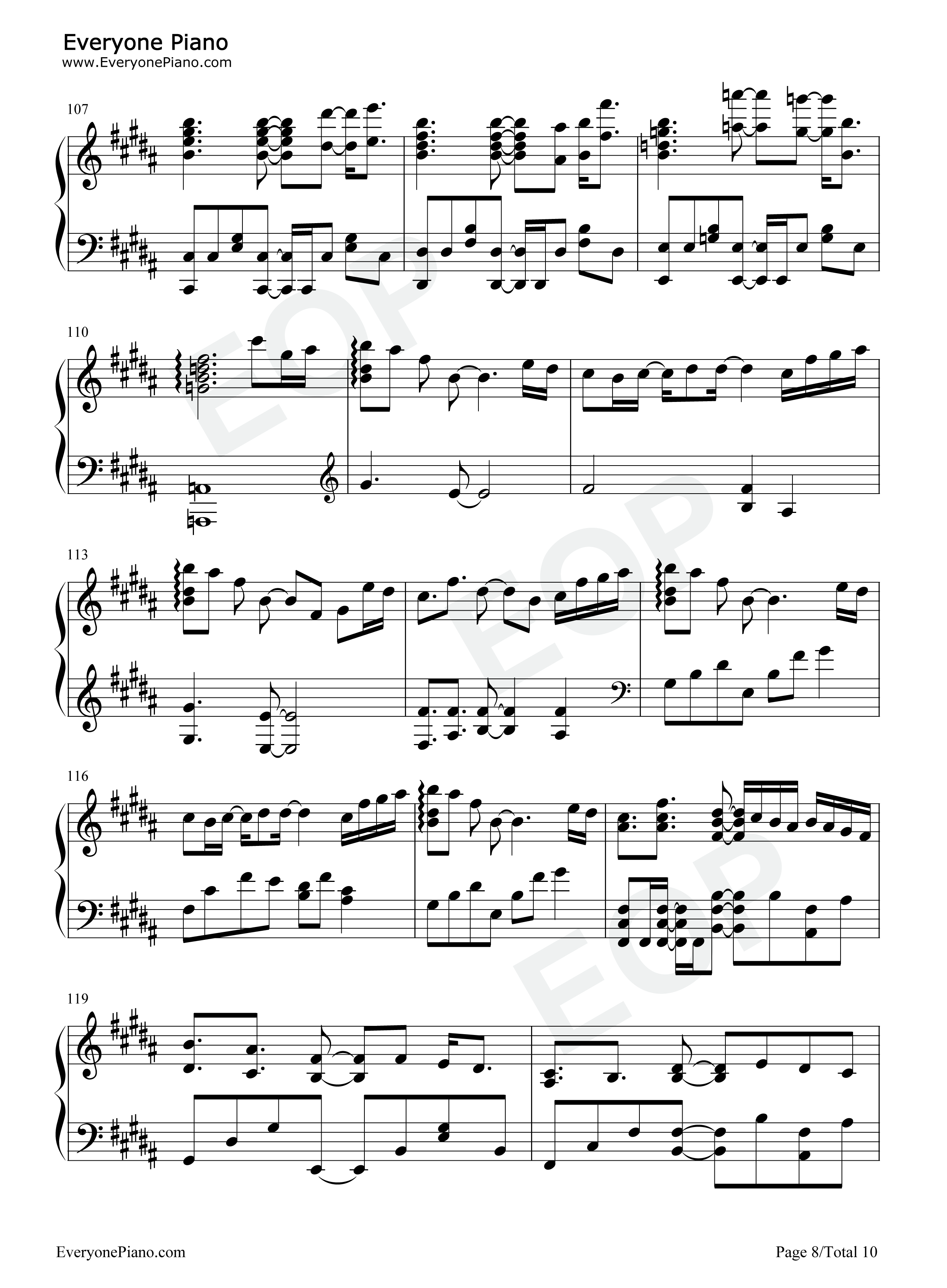 约束钢琴谱_今井麻美