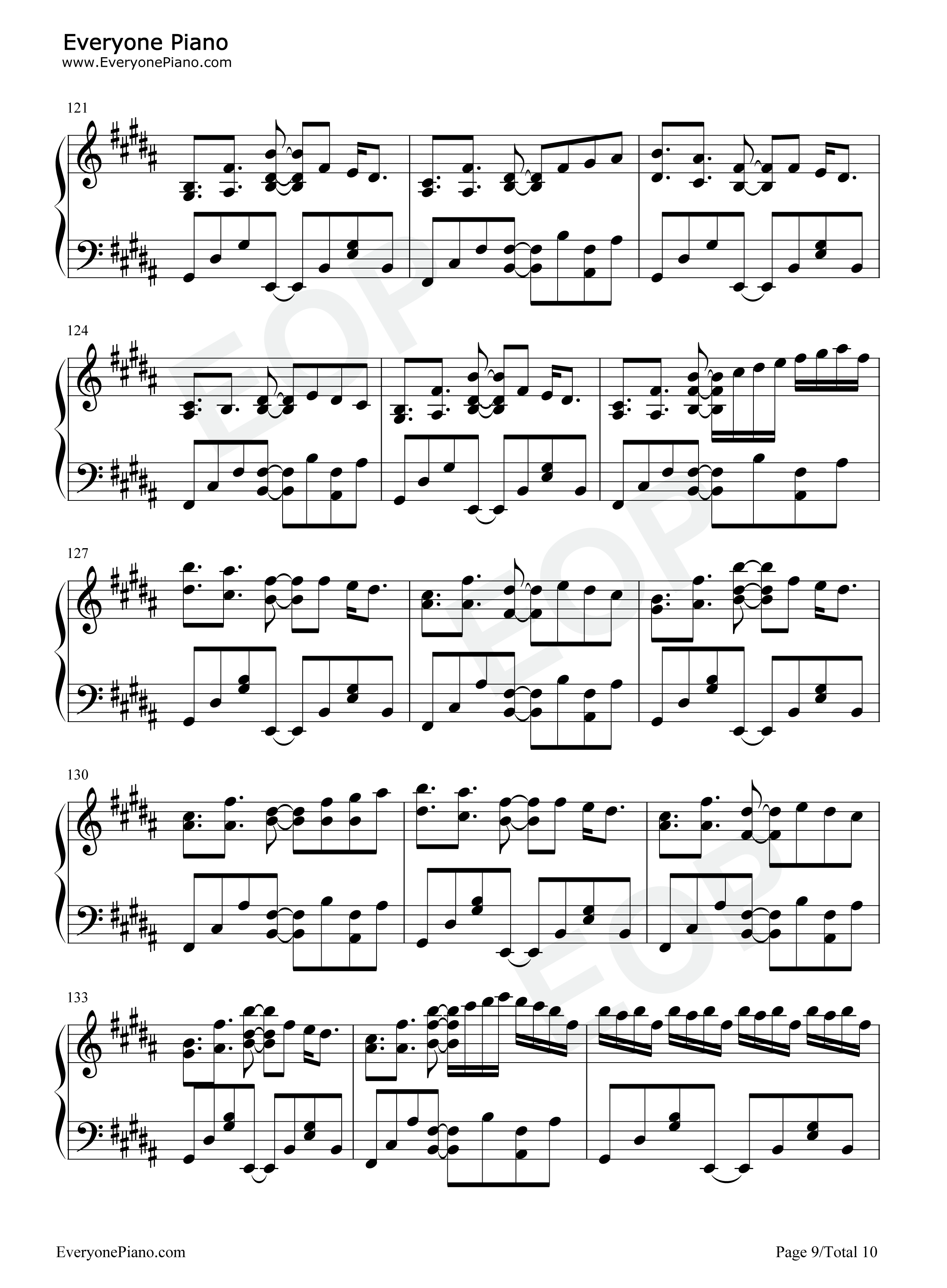 约束钢琴谱_今井麻美