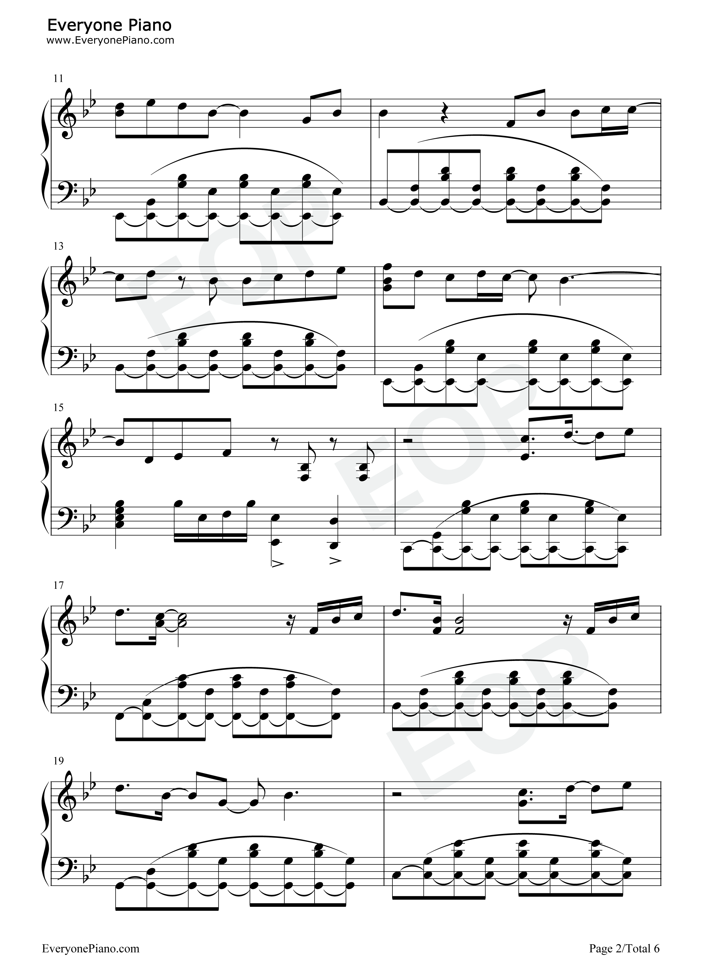 君がいない夏钢琴谱_DEEN