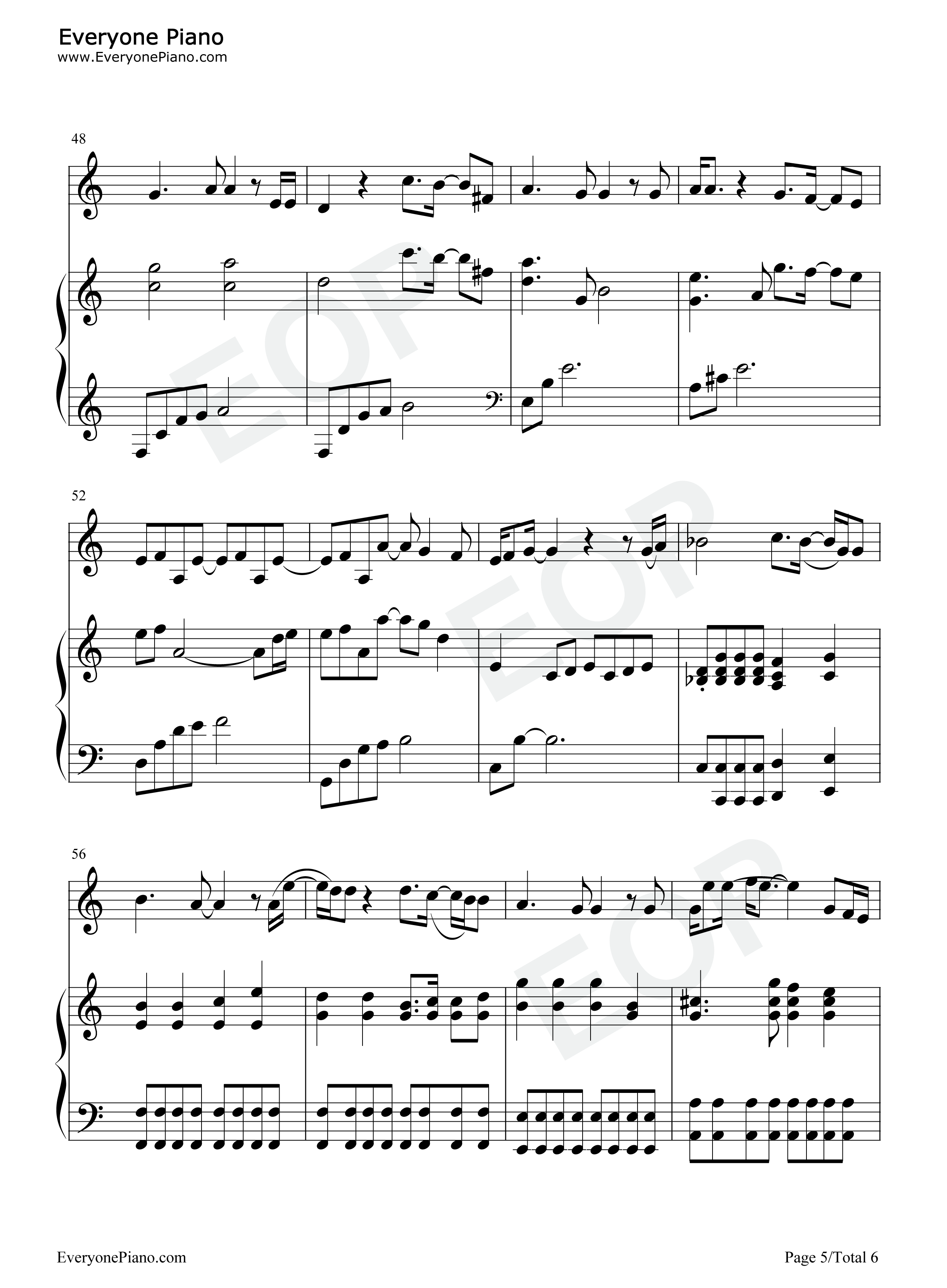 Crazy_of_You钢琴谱_孝琳