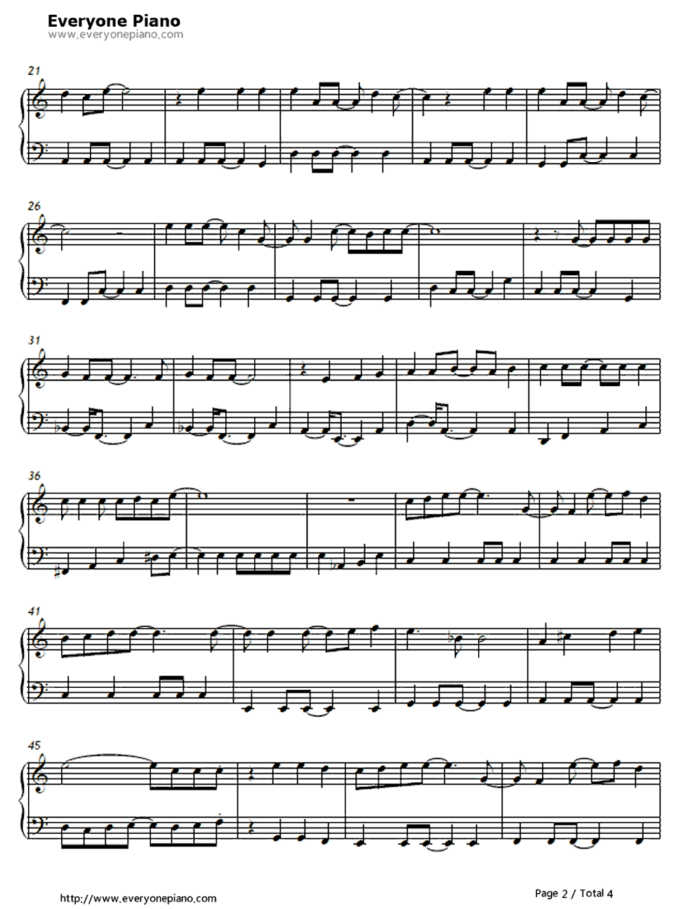 One_Day_One_Dream钢琴谱_泷与翼_タッキー&翼