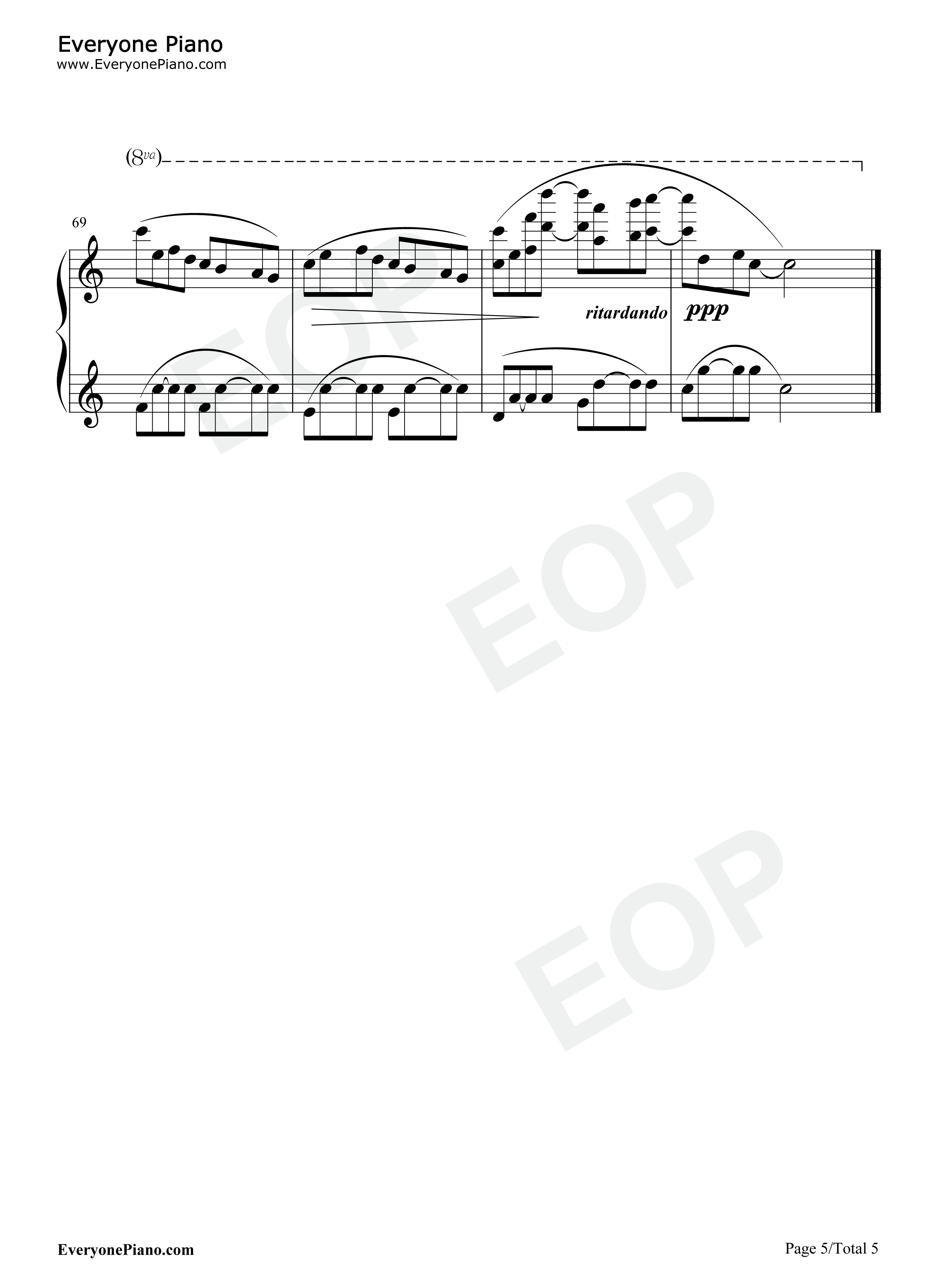 Summer_Picnic钢琴谱_Yulia