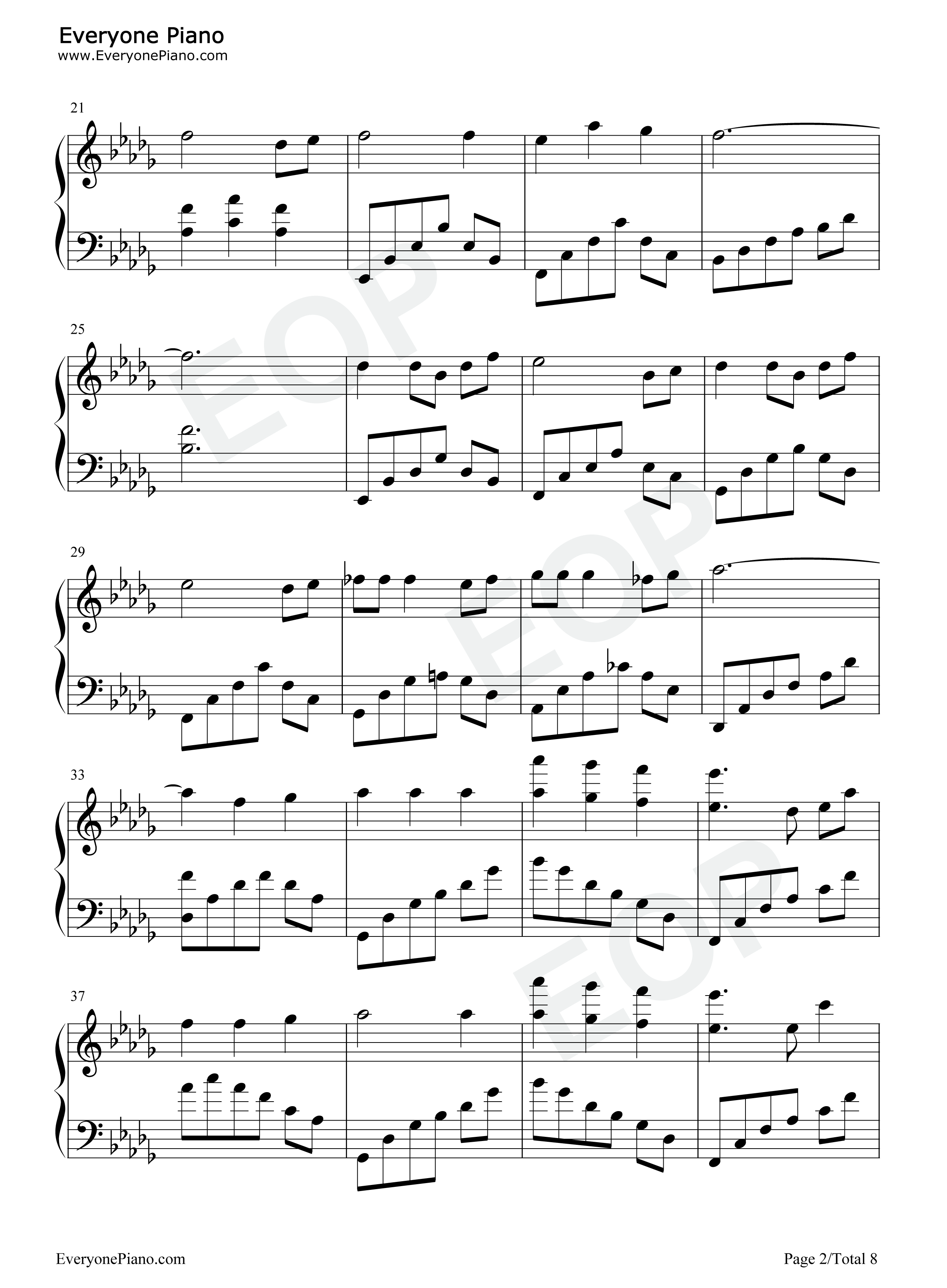 星空のワルツ钢琴谱_栗林美奈实