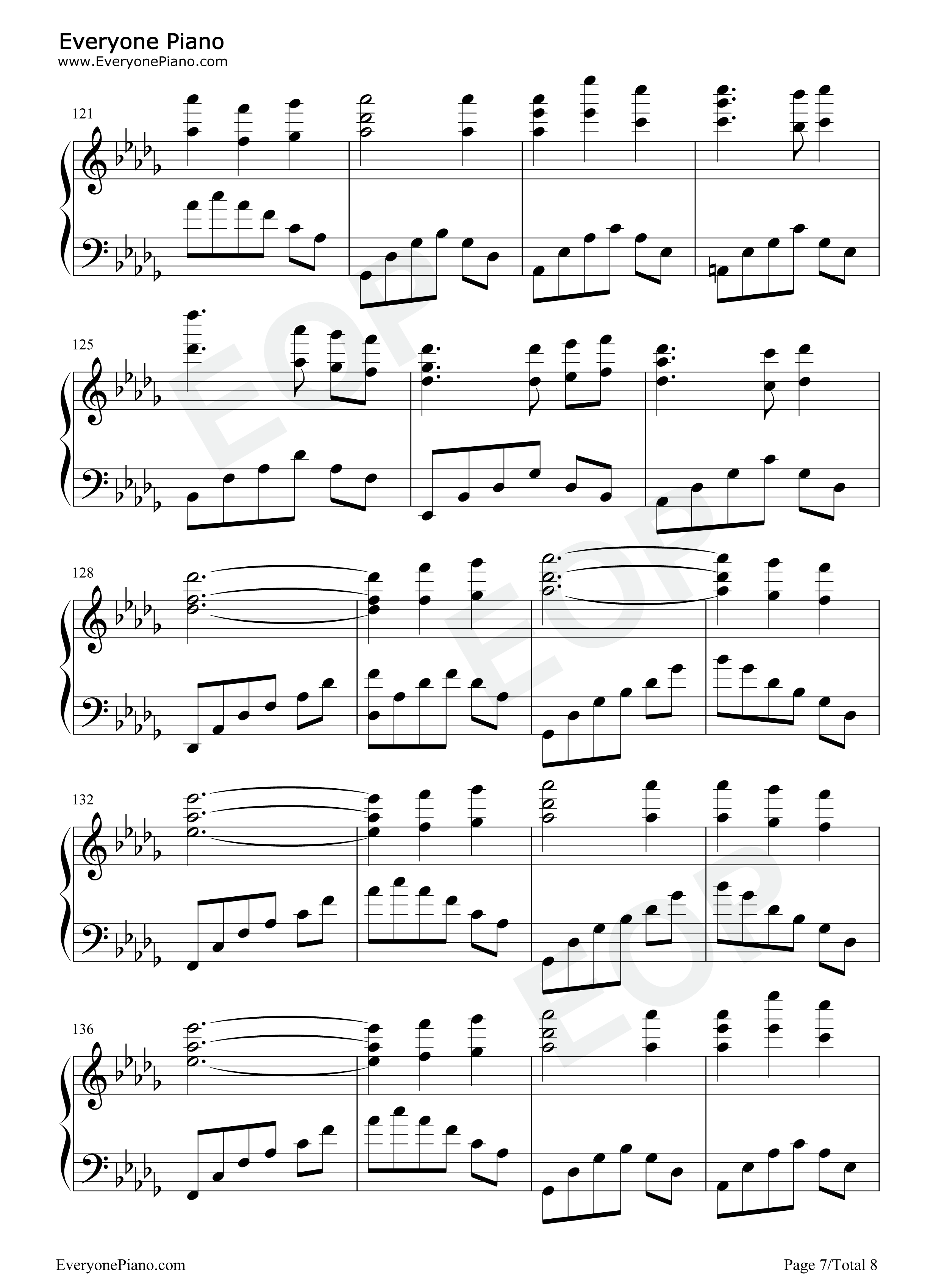 星空のワルツ钢琴谱_栗林美奈实