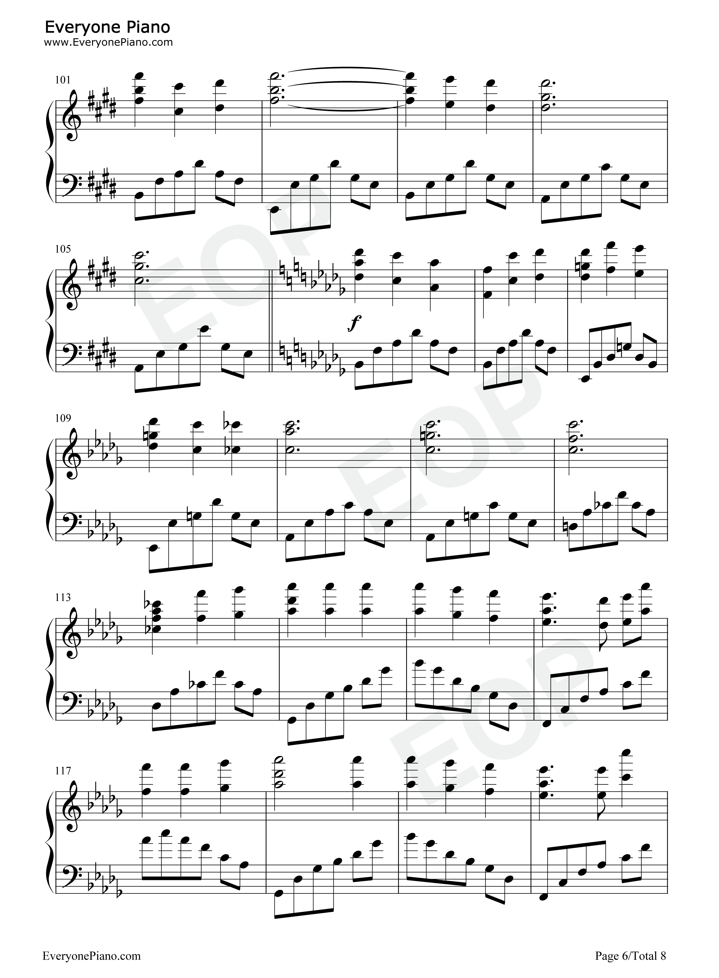 星空のワルツ钢琴谱_栗林美奈实