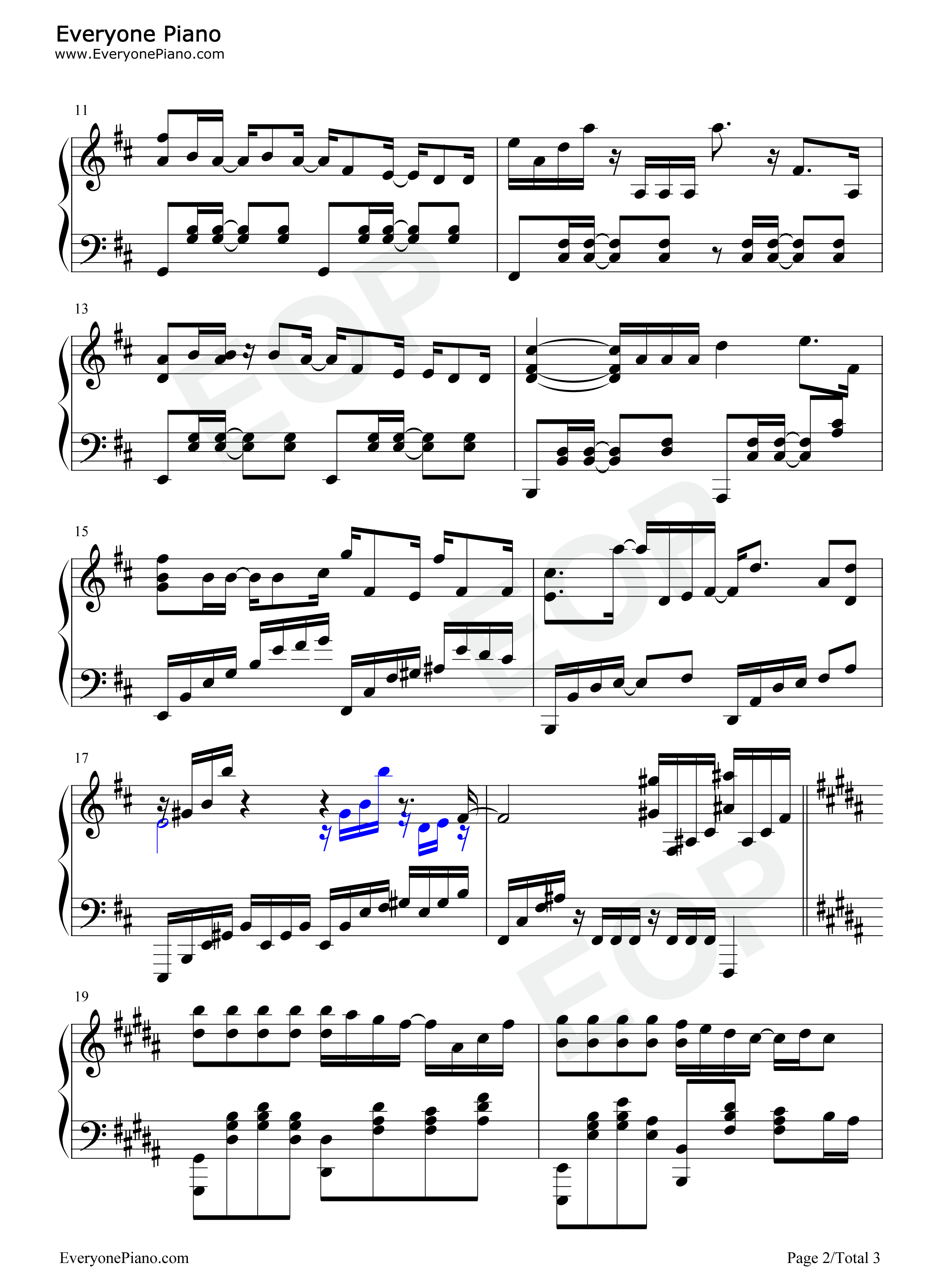 The_Everlasting_Guilty_Crown钢琴谱_EGOIST