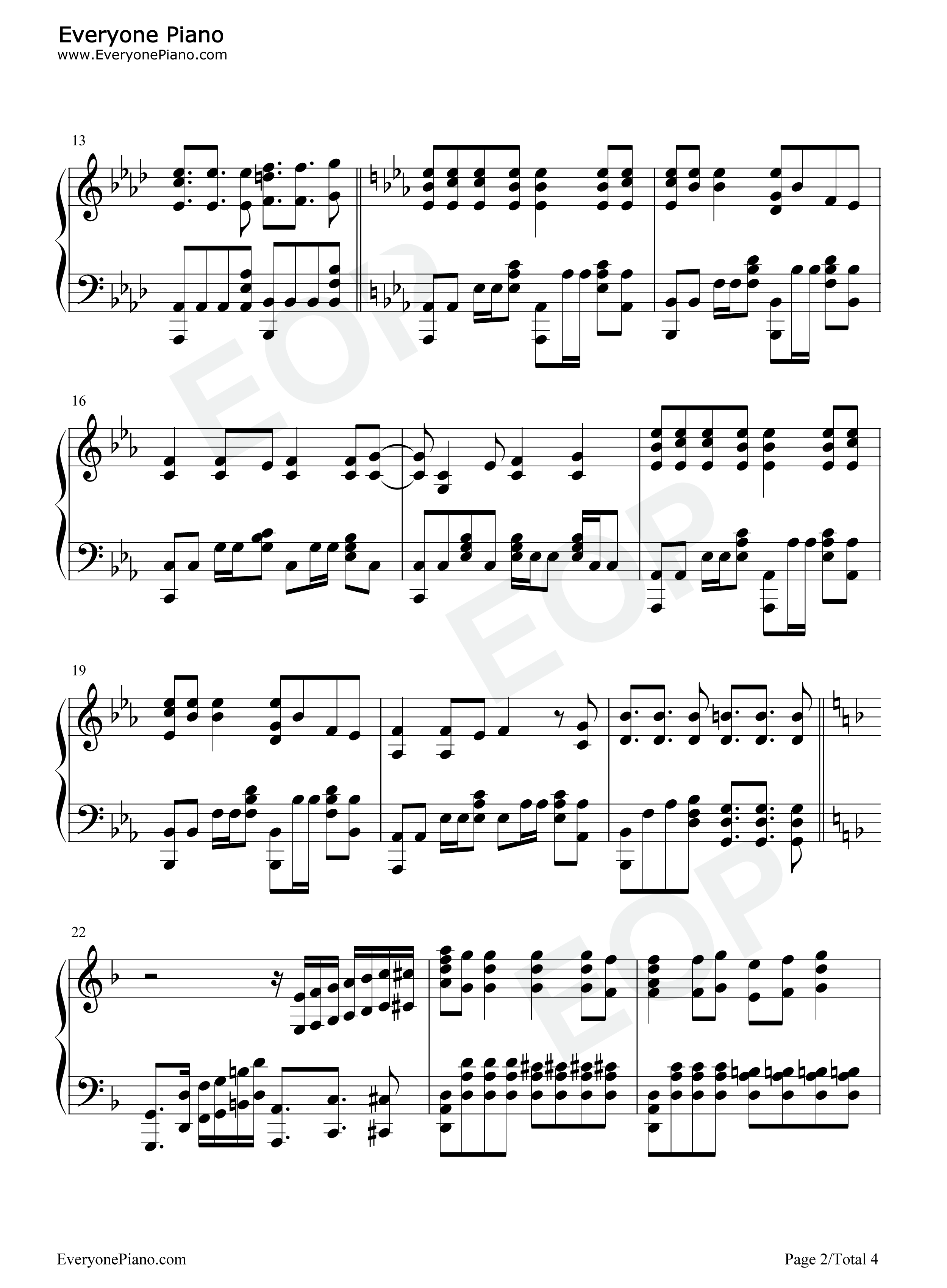 Magia钢琴谱_Kalafina