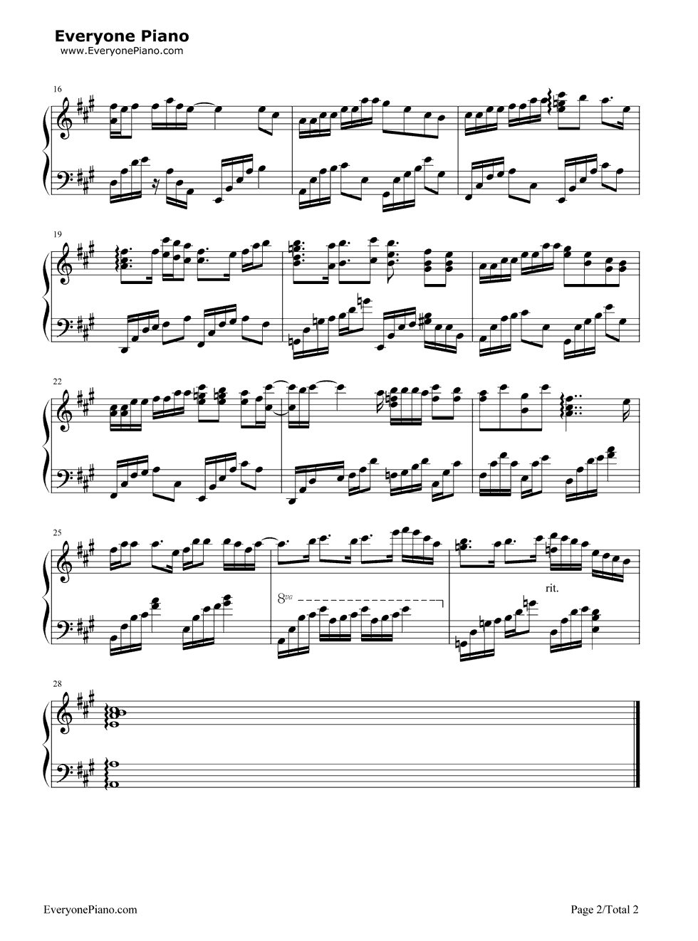 心的构造钢琴谱_曾咏欣