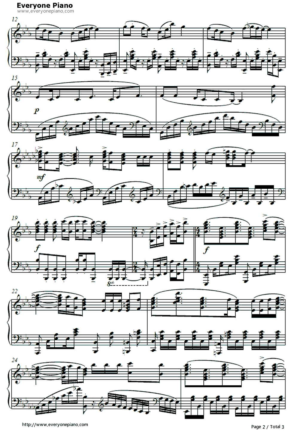 Enter_Enter_Mission钢琴谱_西住美穗（渊上舞）、武部沙织（茅野爱衣）、五十铃华（尾崎真实）、秋山优花里（中上育实）、冷泉麻子（井口裕香）