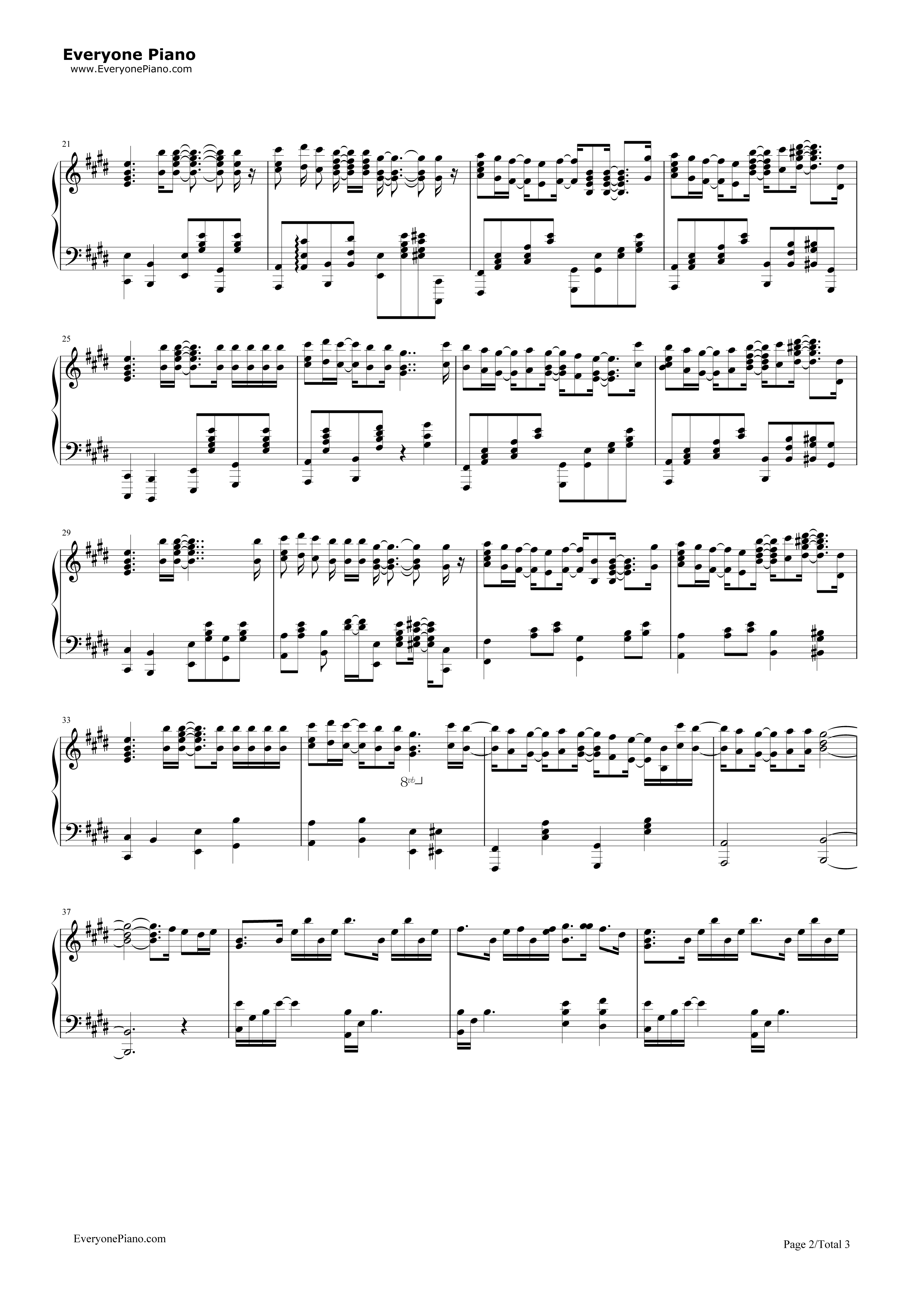 Planetes钢琴谱_EGOIST