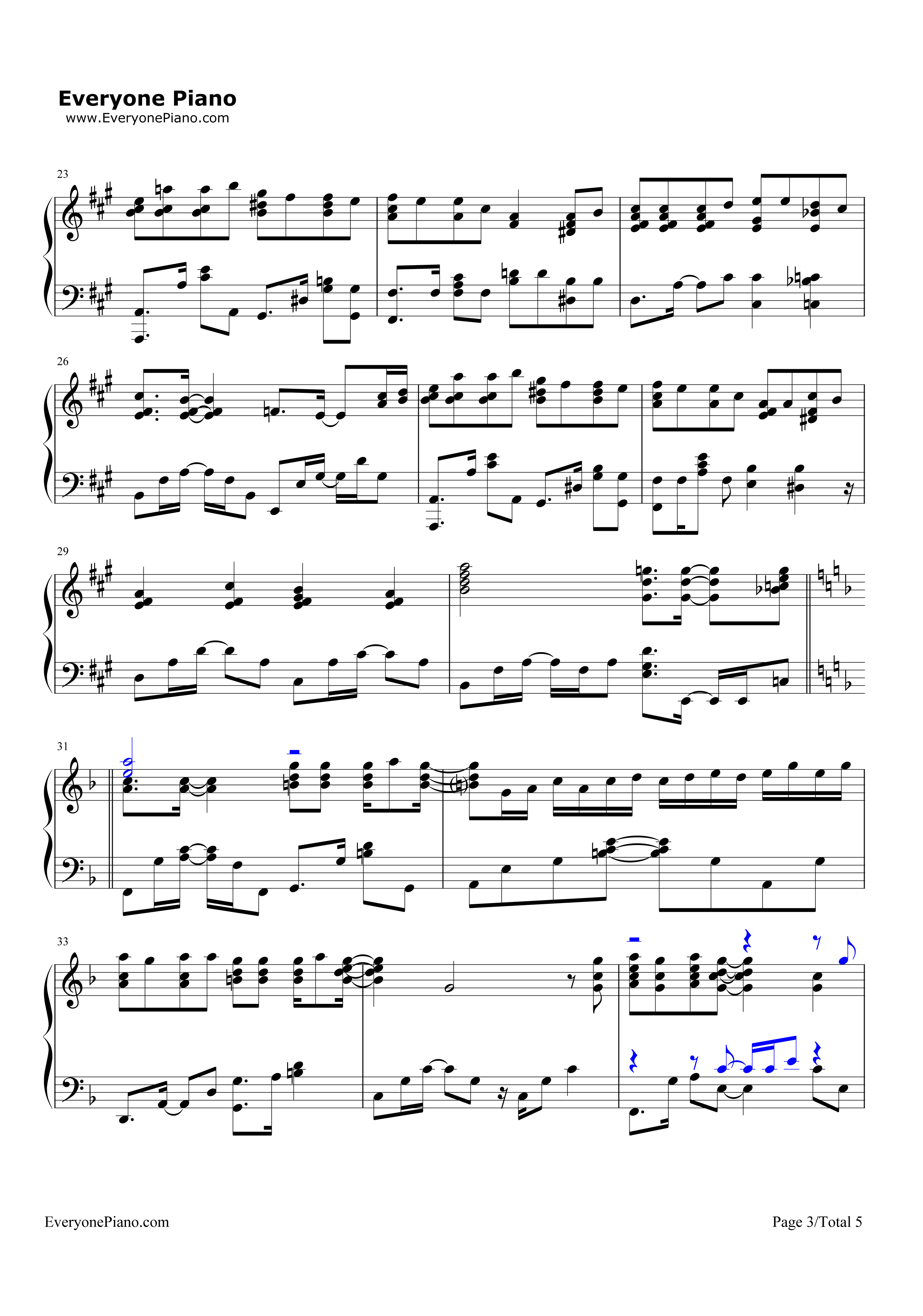 目标是神奇宝贝大师钢琴谱_松本梨香