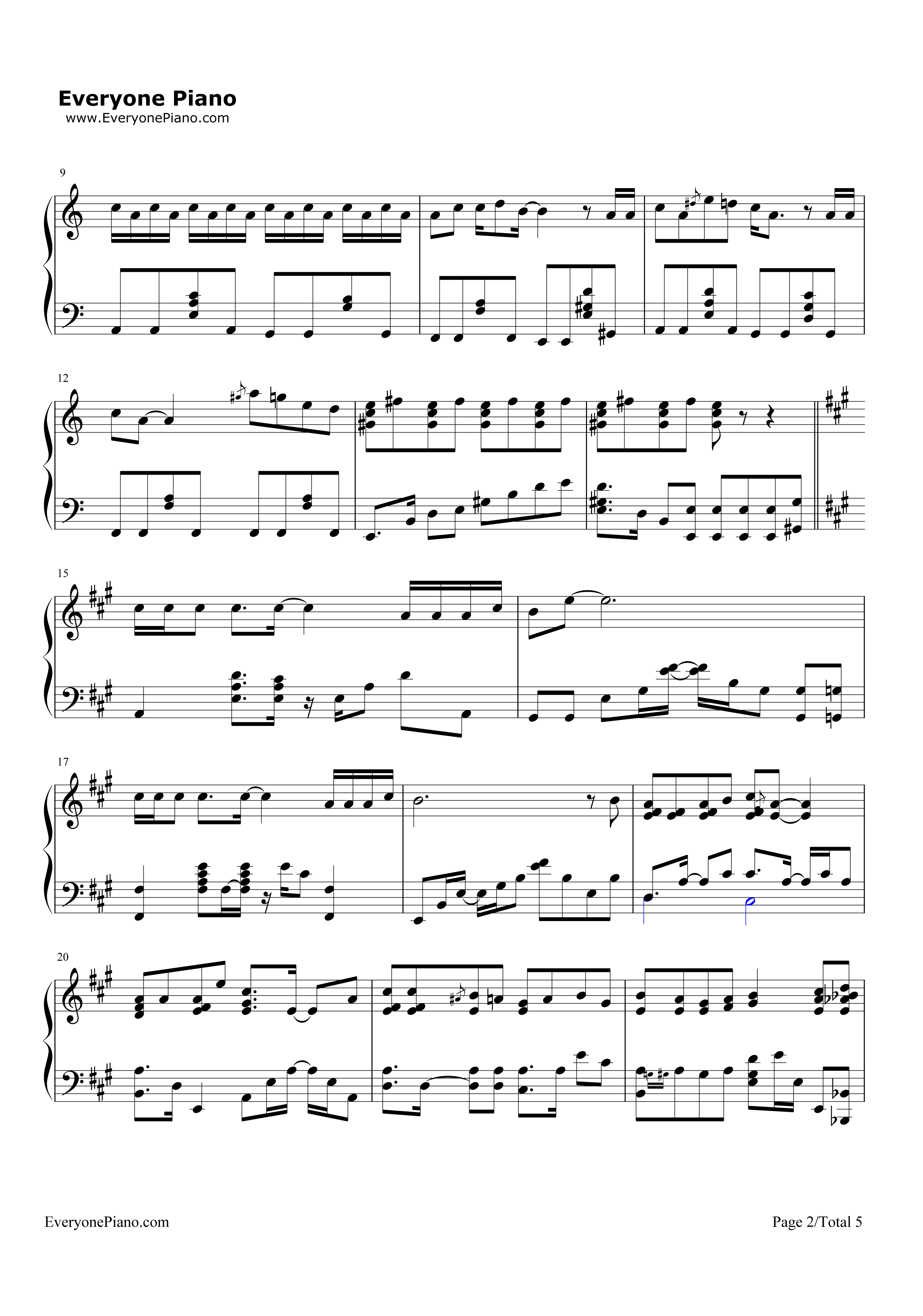 目标是神奇宝贝大师钢琴谱_松本梨香