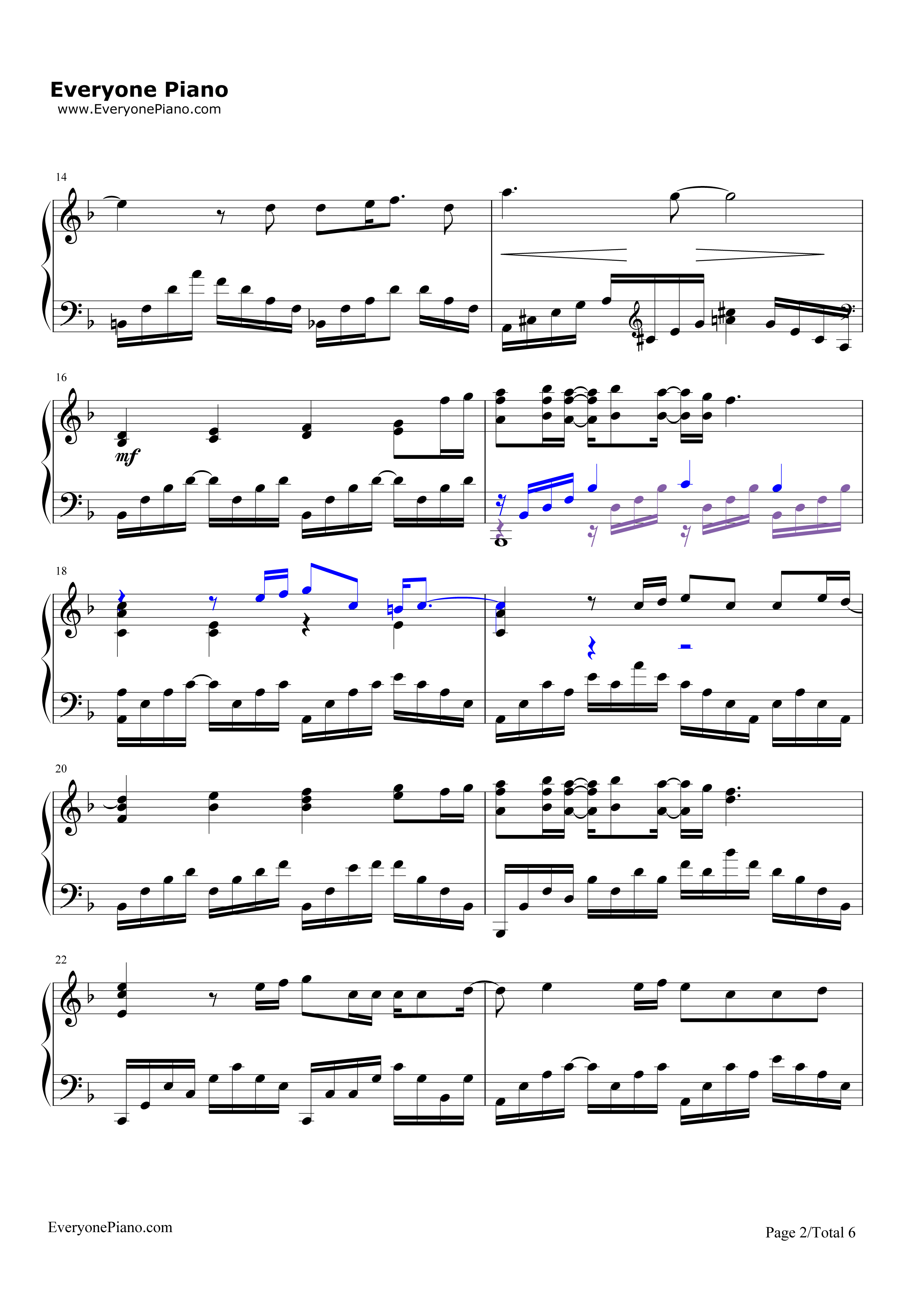 Medley钢琴谱_Aimer