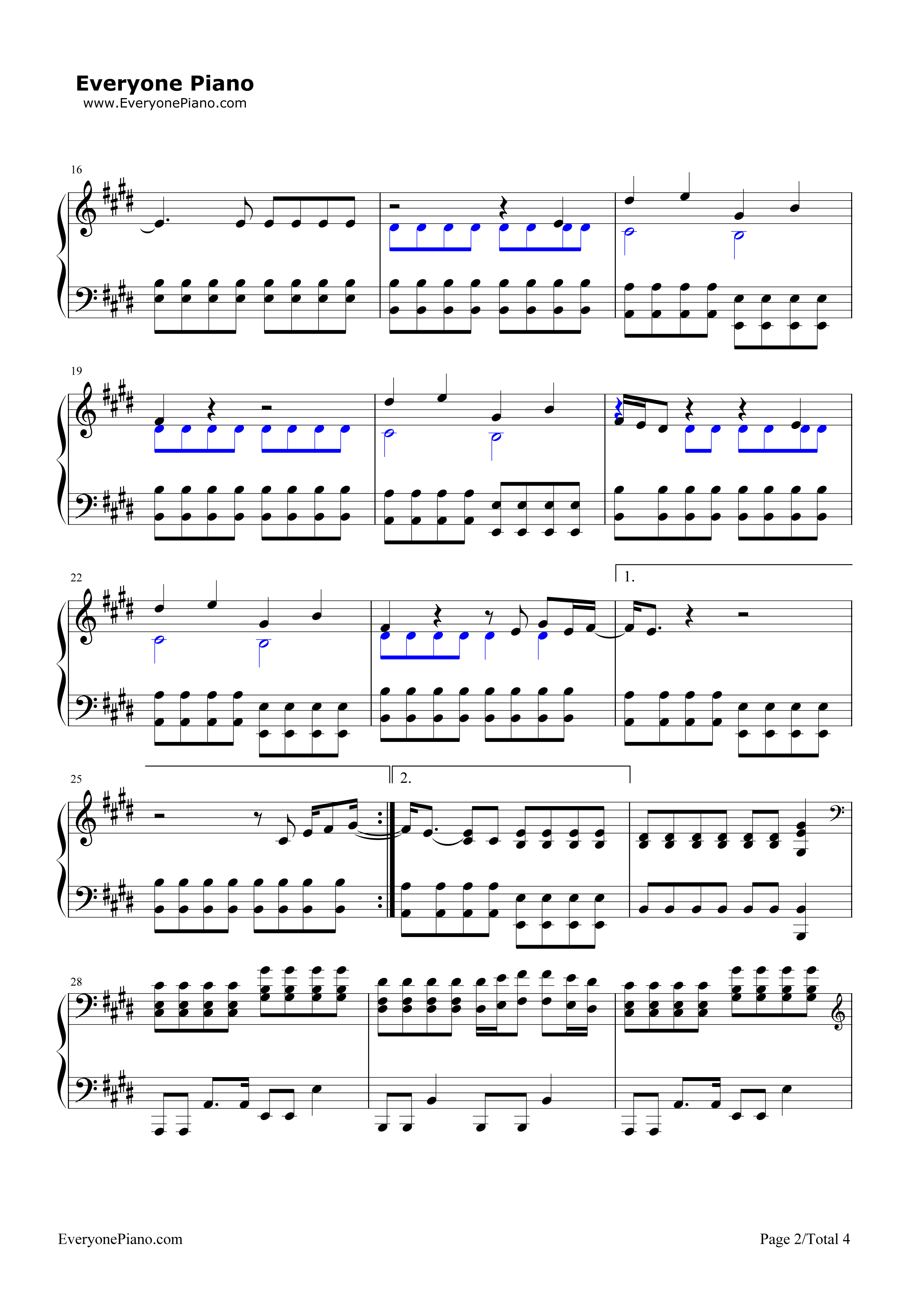 Don't_Forget钢琴谱_Demi_Lovato