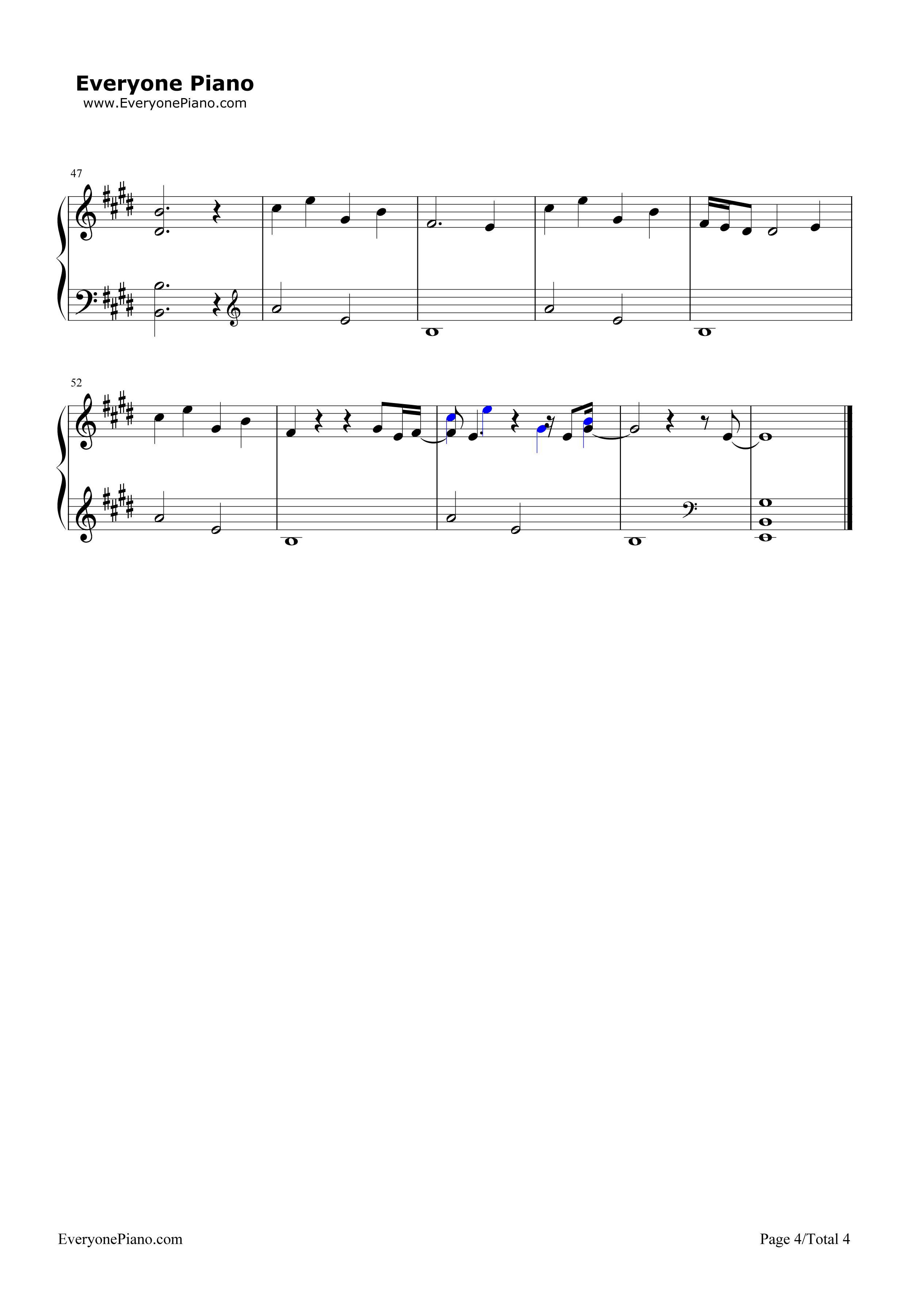 Don't_Forget钢琴谱_Demi_Lovato