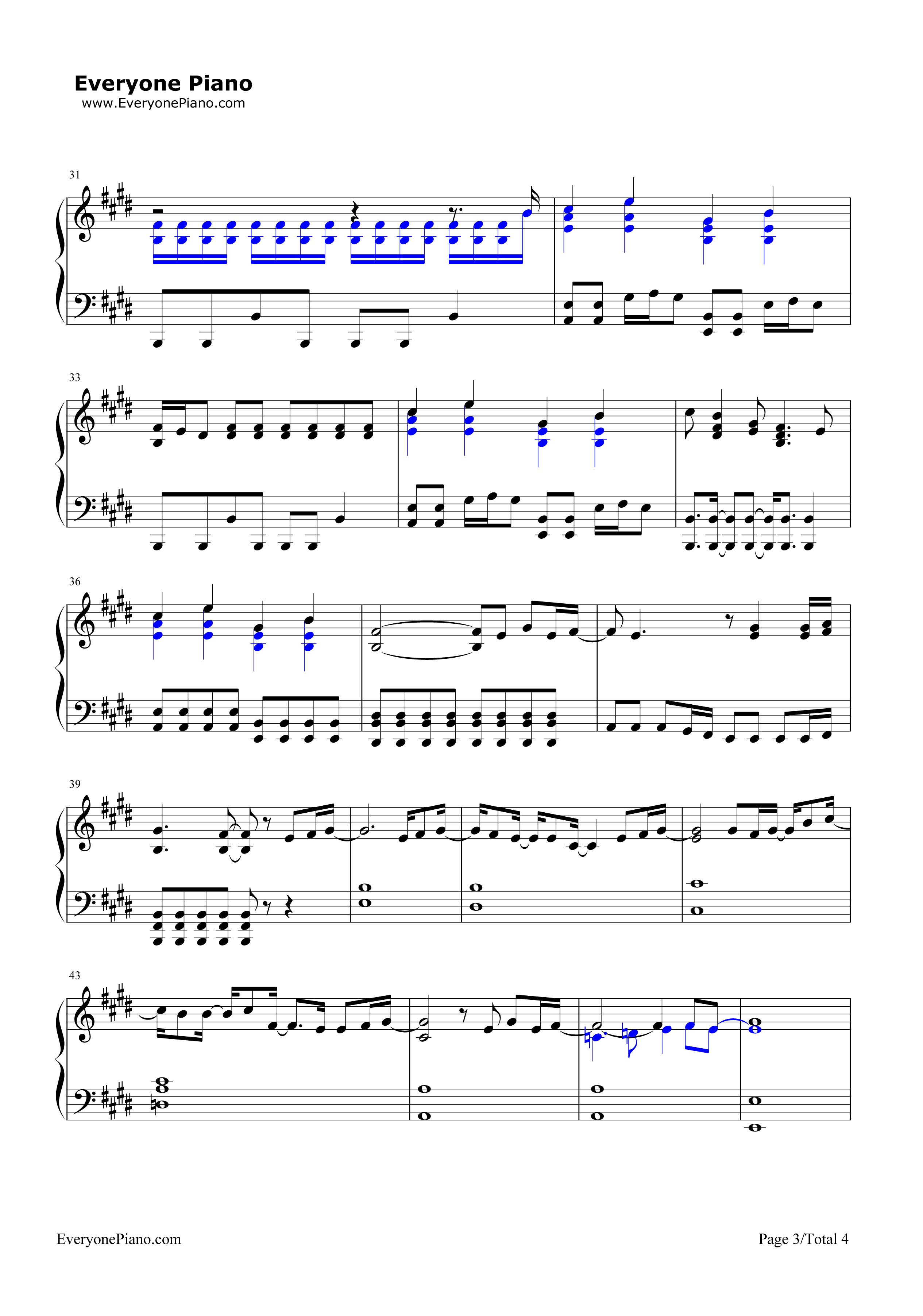 Don't_Forget钢琴谱_Demi_Lovato