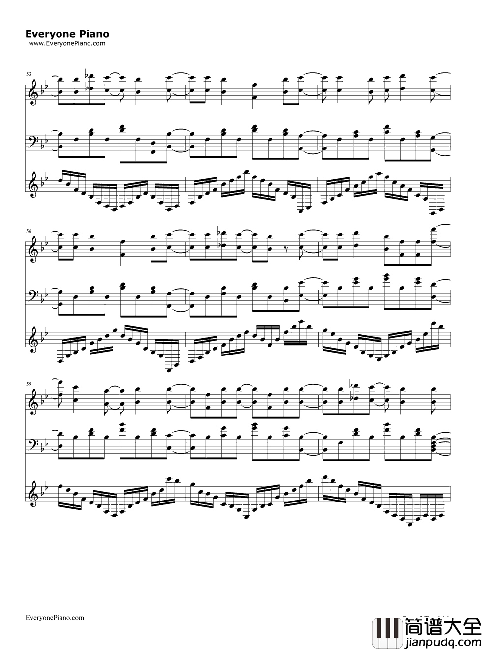 仆らの翼钢琴谱_邻人部