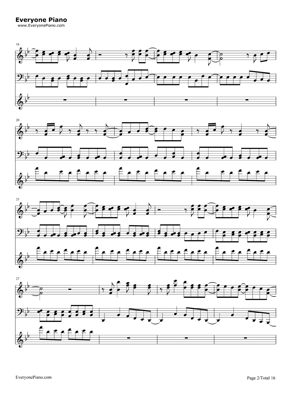 仆らの翼钢琴谱_邻人部