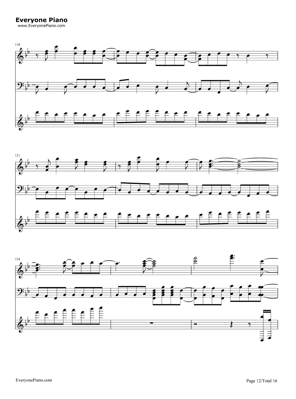 仆らの翼钢琴谱_邻人部