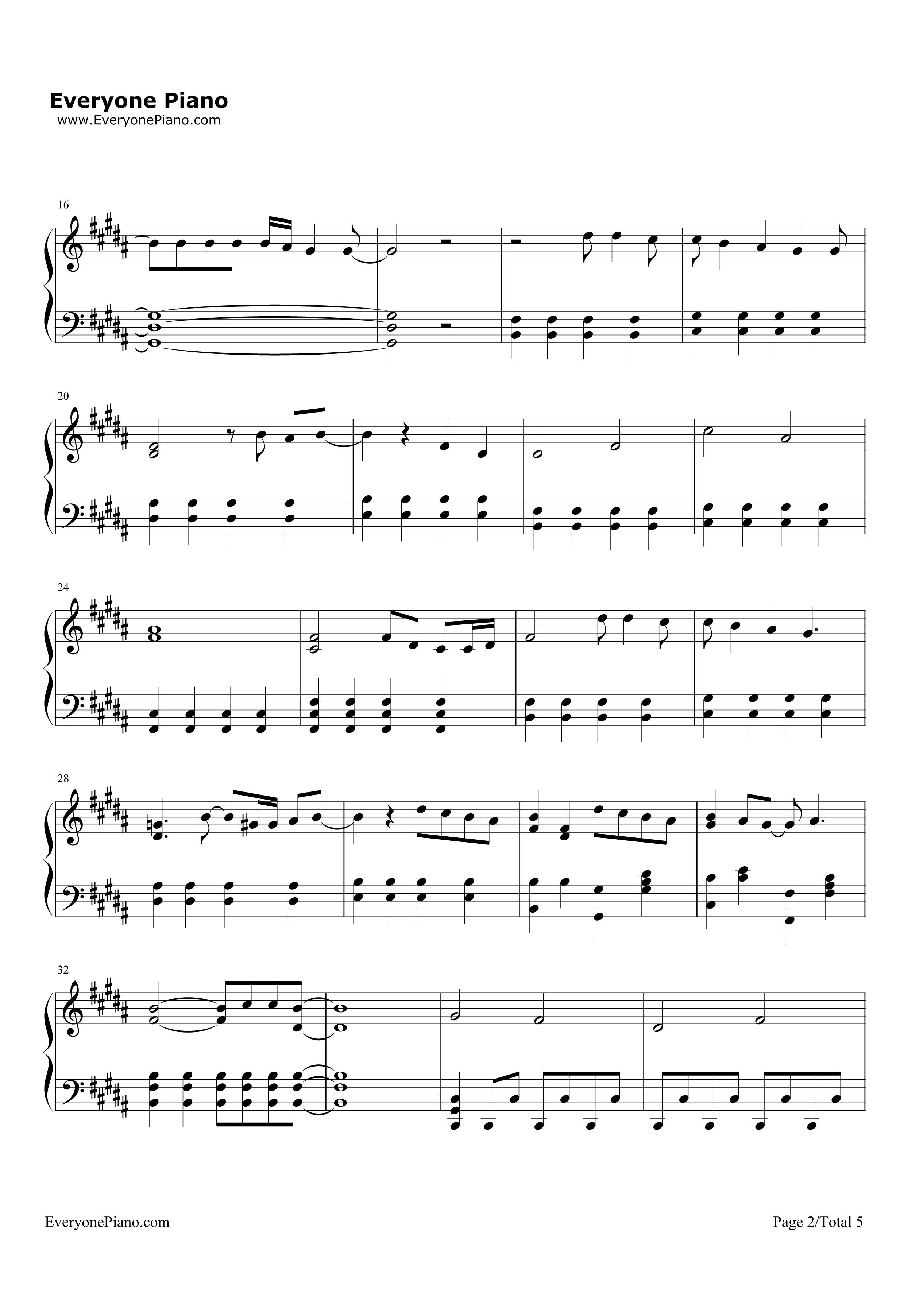 FLY_HIGH钢琴谱_BURNOUT_SYNDROMES