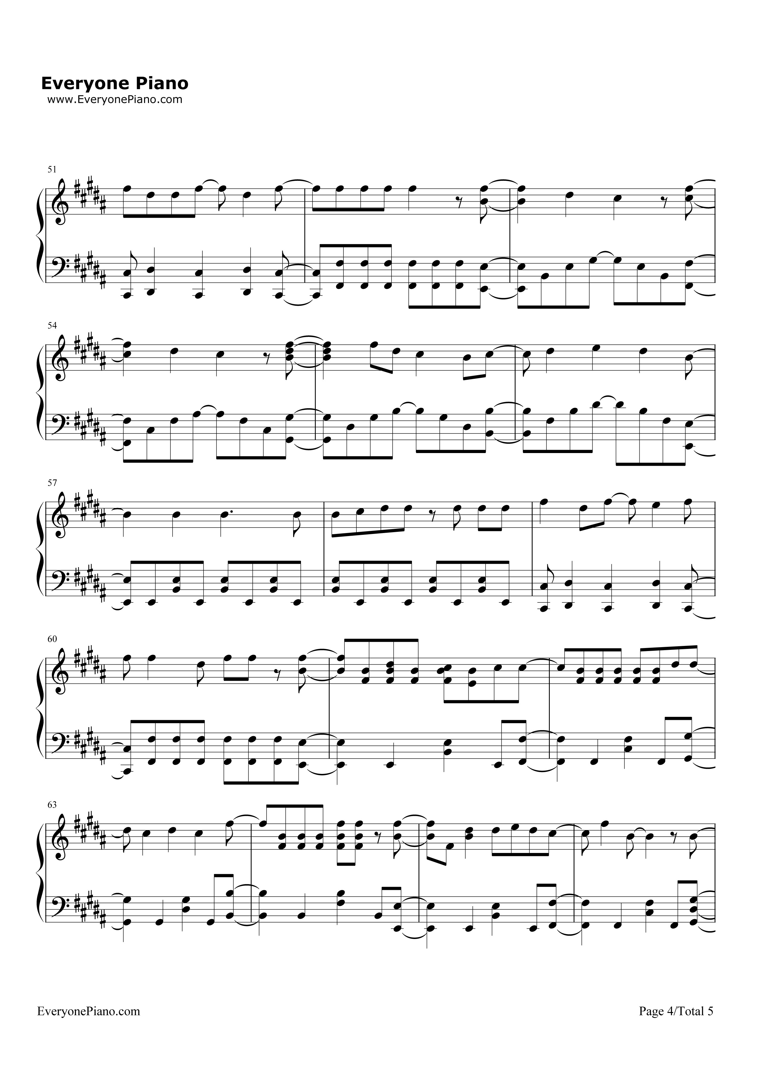 FLY_HIGH钢琴谱_BURNOUT_SYNDROMES