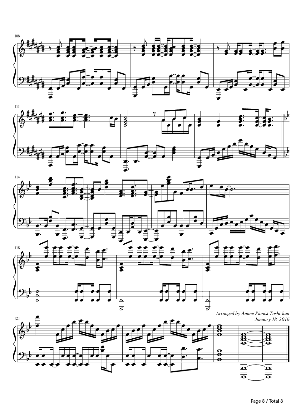 虹を編めたら钢琴谱_fhána