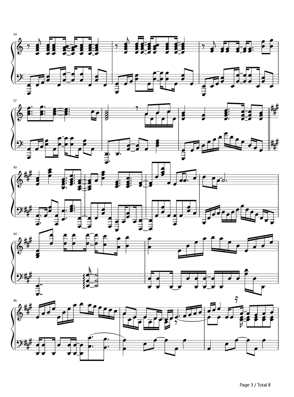 虹を編めたら钢琴谱_fhána