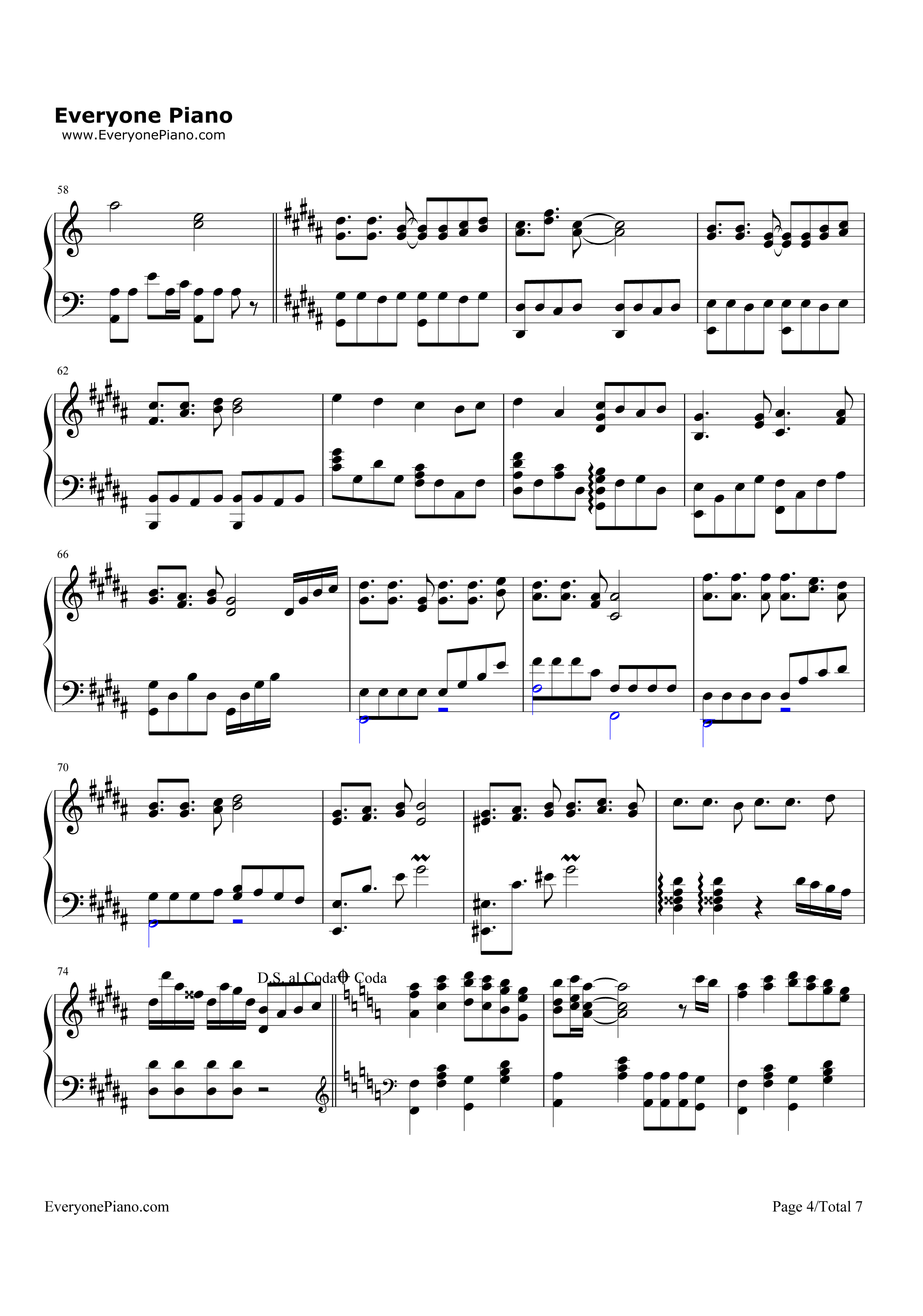 LEVEL5钢琴谱_fripSide