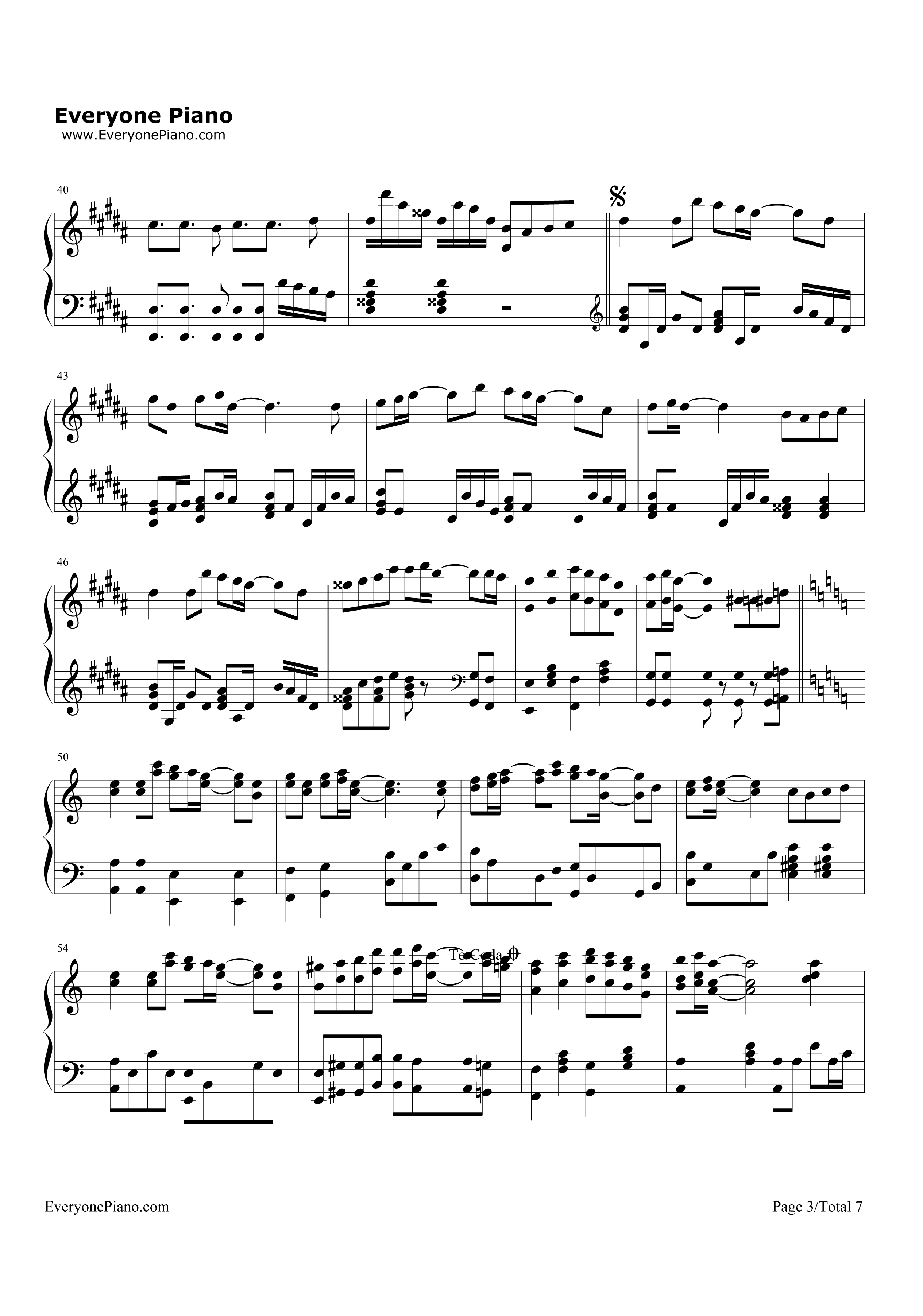 LEVEL5钢琴谱_fripSide