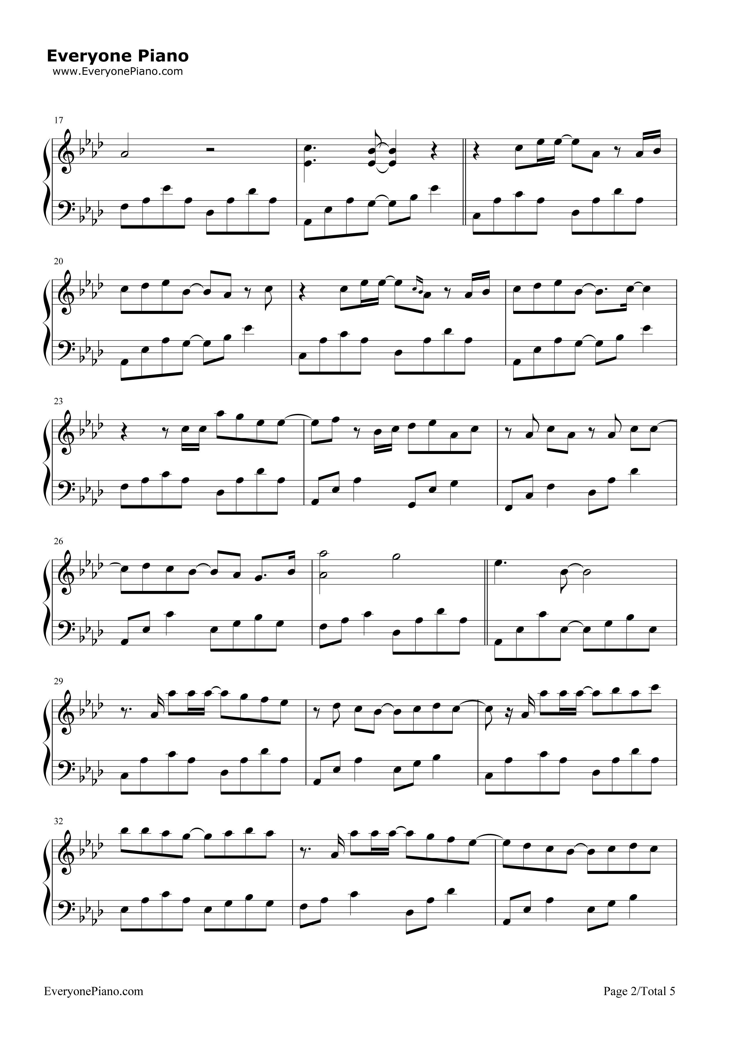 逆时光的浪钢琴谱_Bii毕书尽