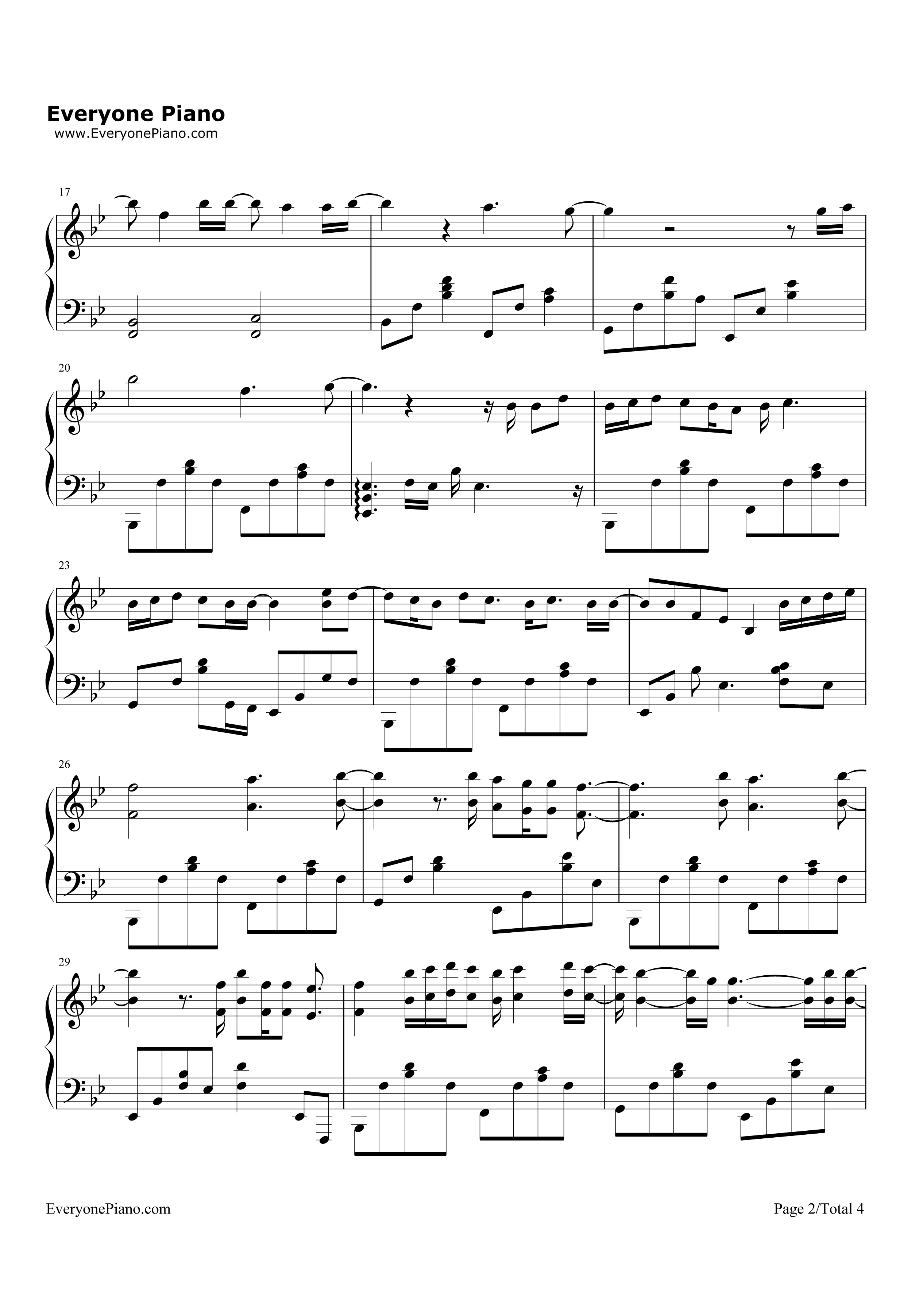 Always钢琴谱_尹美莱__윤미래