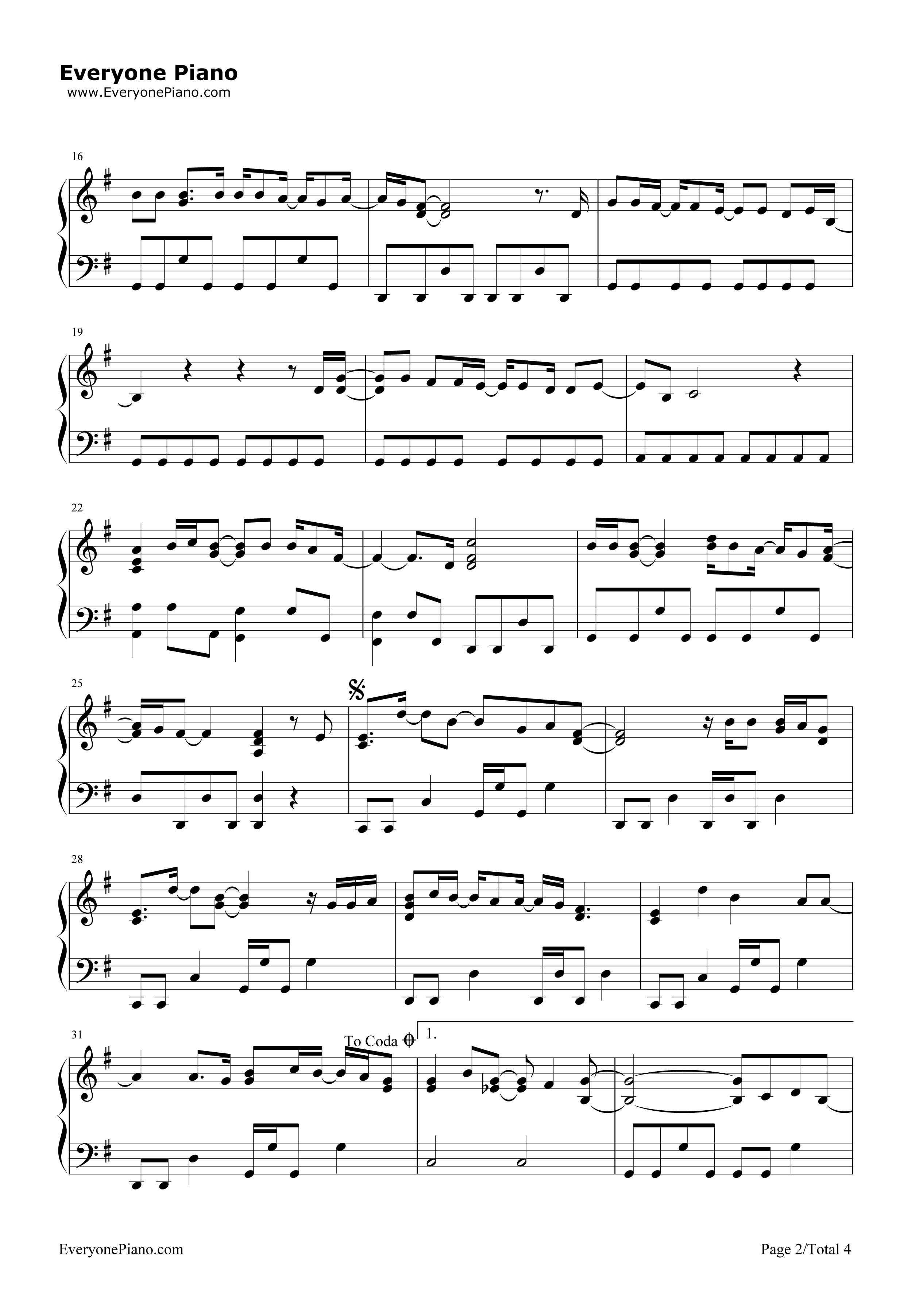 U_Got_Nothin'_on_Me钢琴谱_Demi_Lovato