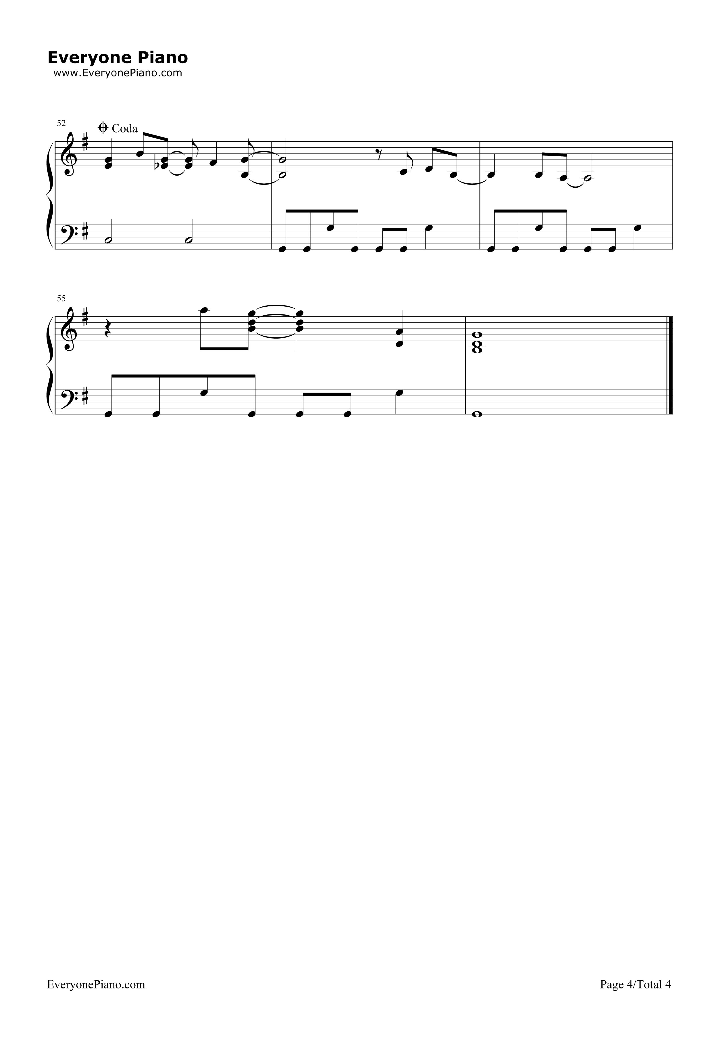 U_Got_Nothin'_on_Me钢琴谱_Demi_Lovato