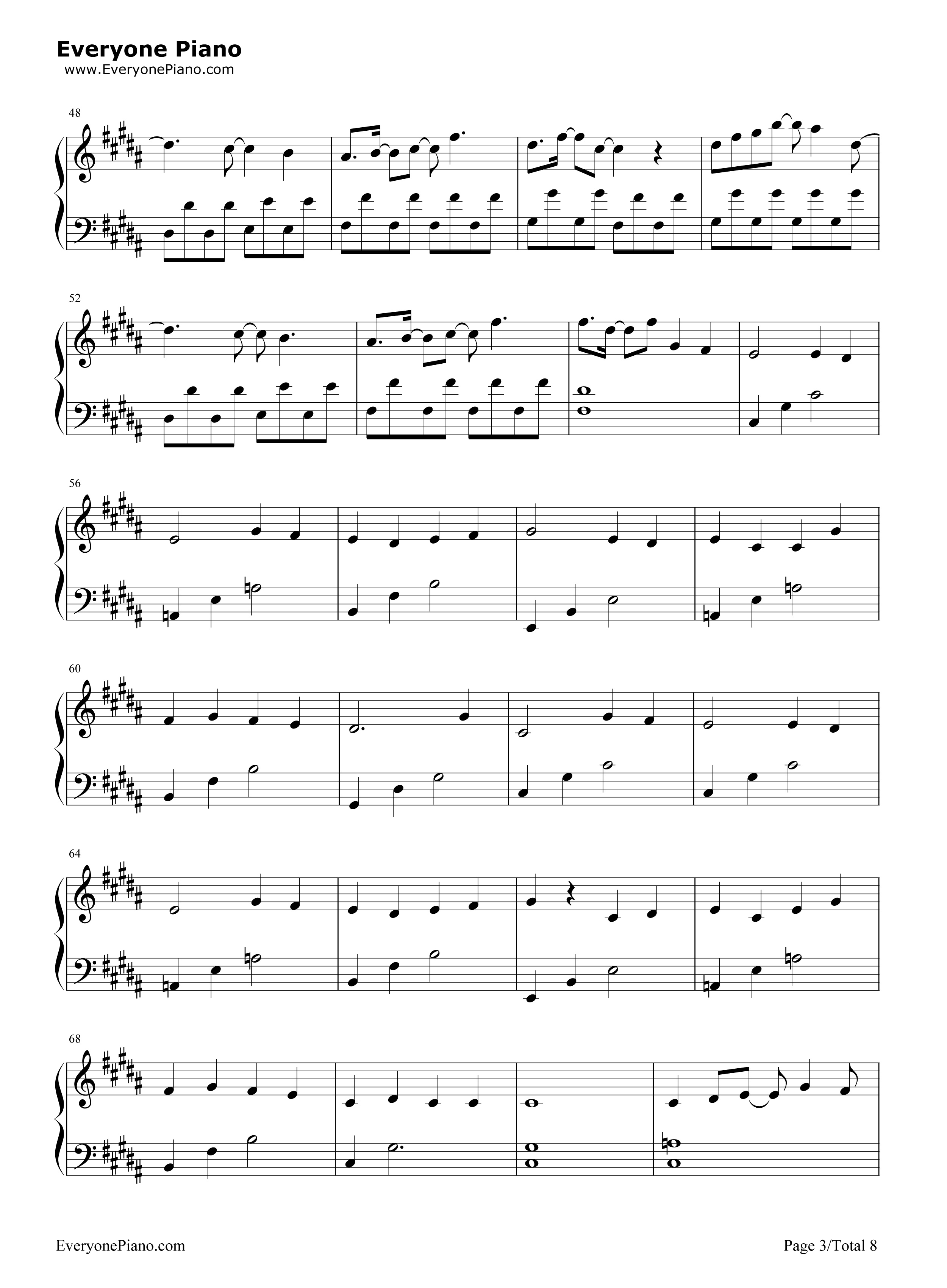 月と花束钢琴谱_さユり_酸欠少女